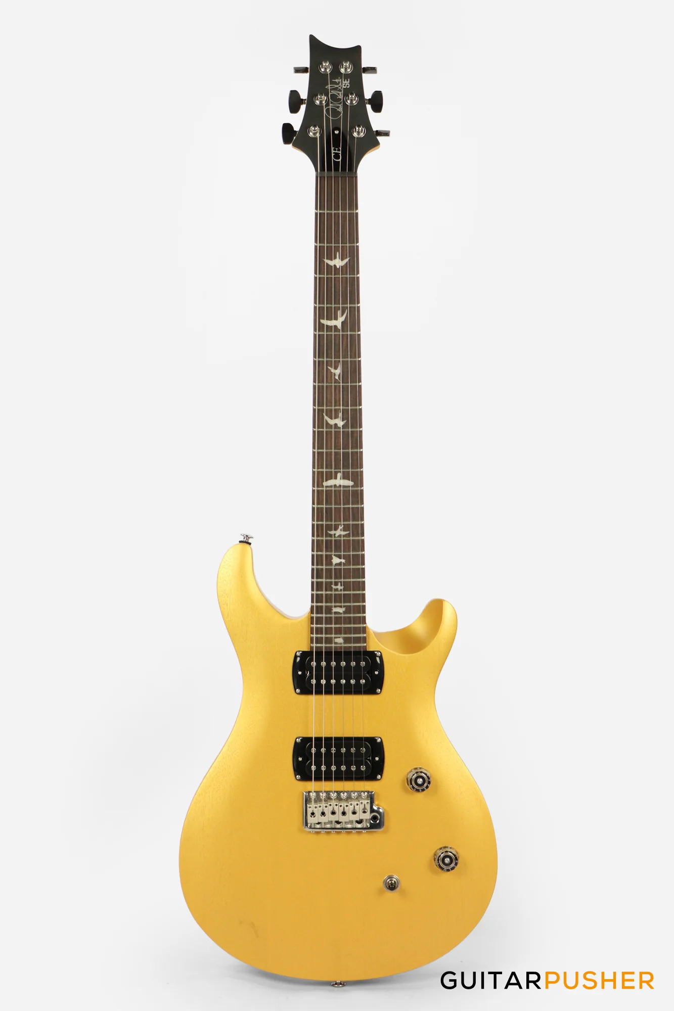 PRS Guitars SE Bolt-On CE 24 Standard Satin Electric Guitar (Metallic Gold) - Image 2