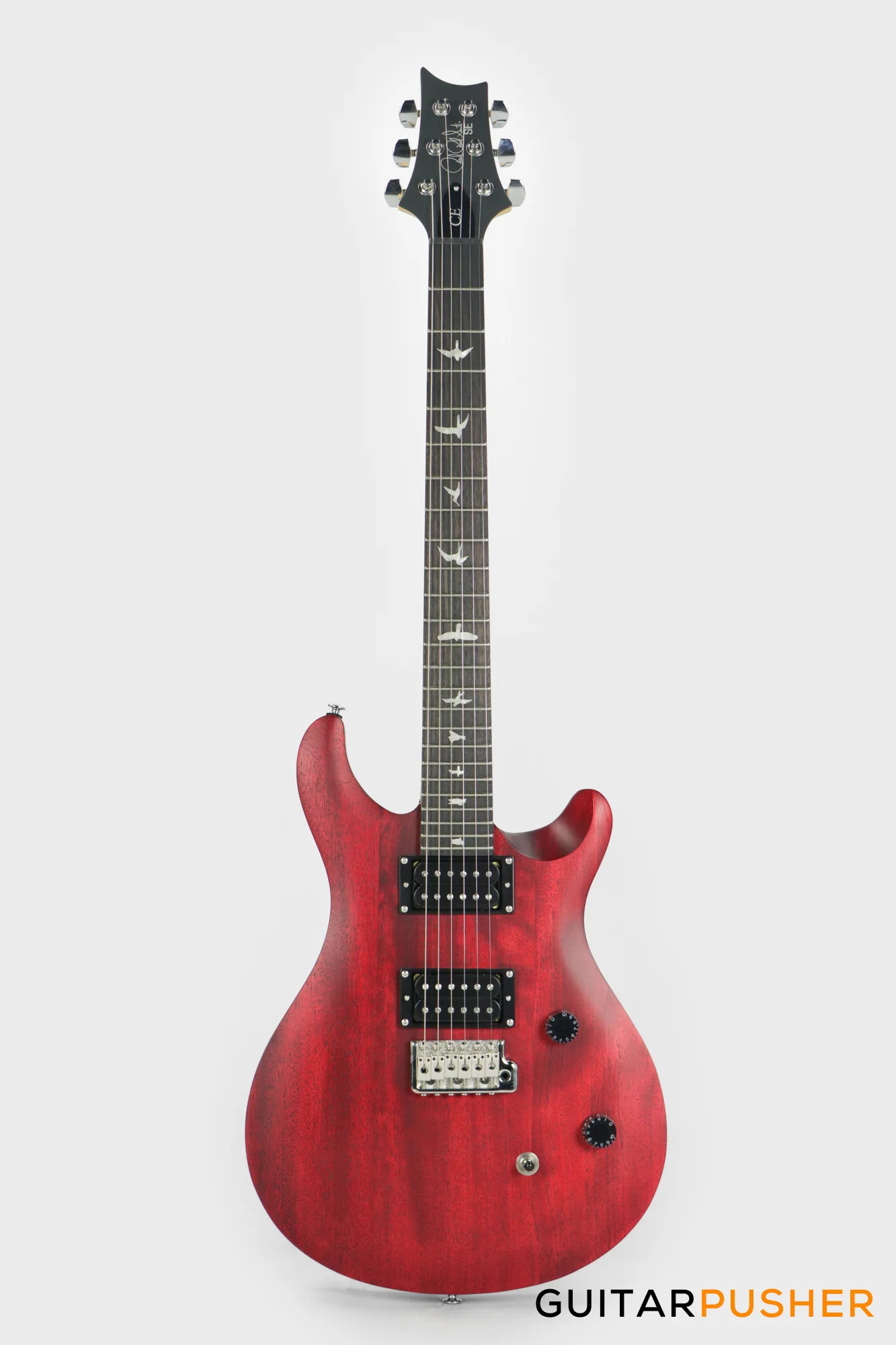 PRS Guitars SE Bolt-On CE 24 Standard Satin Electric Guitar (Vintage Cherry) - Image 2