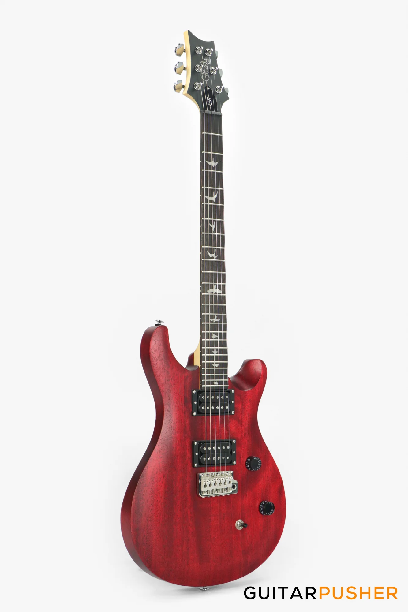 PRS Guitars SE Bolt-On CE 24 Standard Satin Electric Guitar (Vintage Cherry) - Image 4