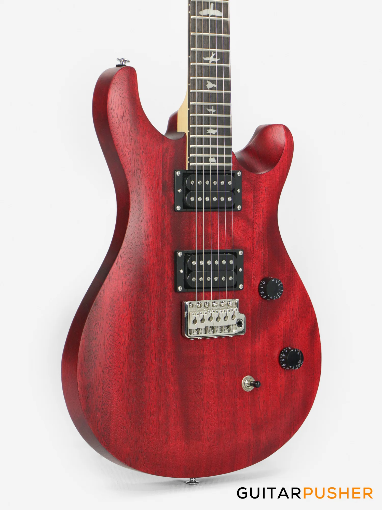 PRS Guitars SE Bolt-On CE 24 Standard Satin Electric Guitar (Vintage Cherry) - Image 5
