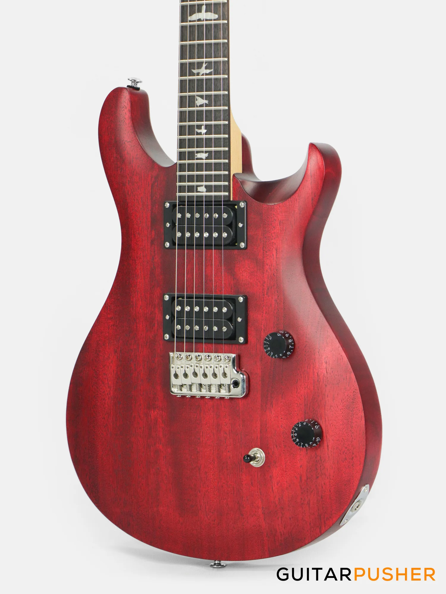 PRS Guitars SE Bolt-On CE 24 Standard Satin Electric Guitar (Vintage Cherry) - Image 9