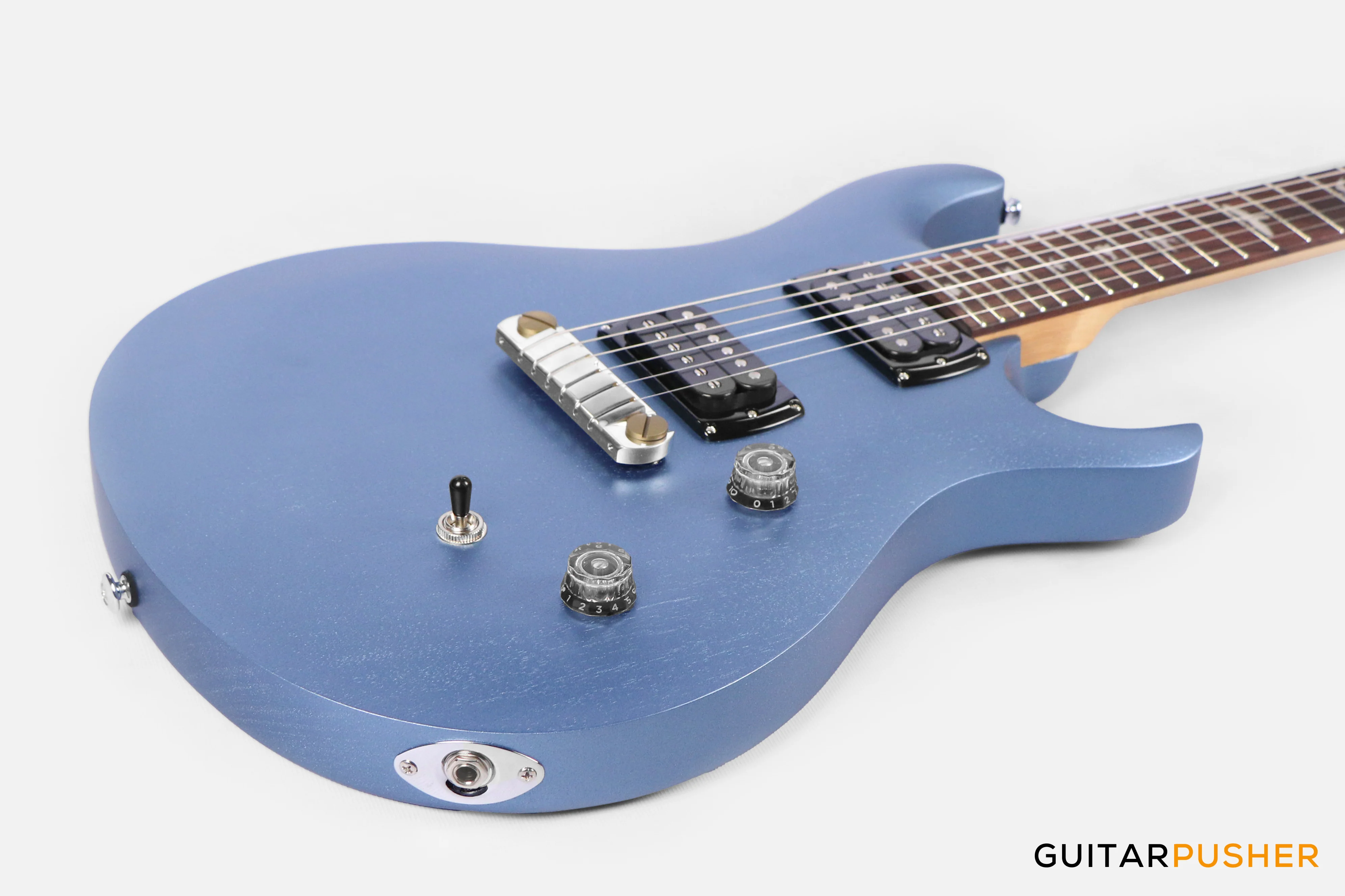 PRS Guitars SE Bolt-On CE 24 Standard Satin Stoptail Electric Guitar (Ice Blue Metallic) - Image 10