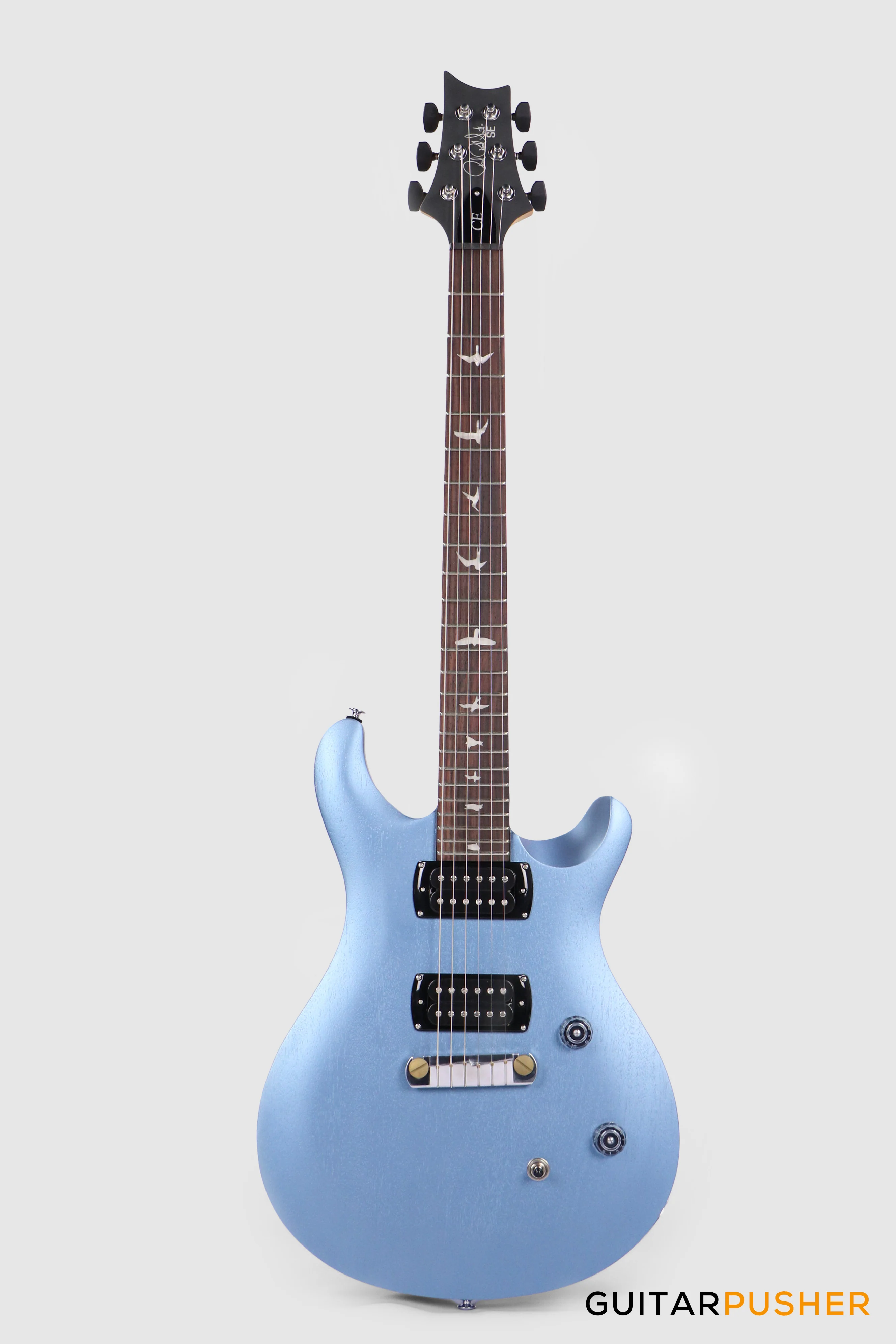 PRS Guitars SE Bolt-On CE 24 Standard Satin Stoptail Electric Guitar (Ice Blue Metallic) - Image 2