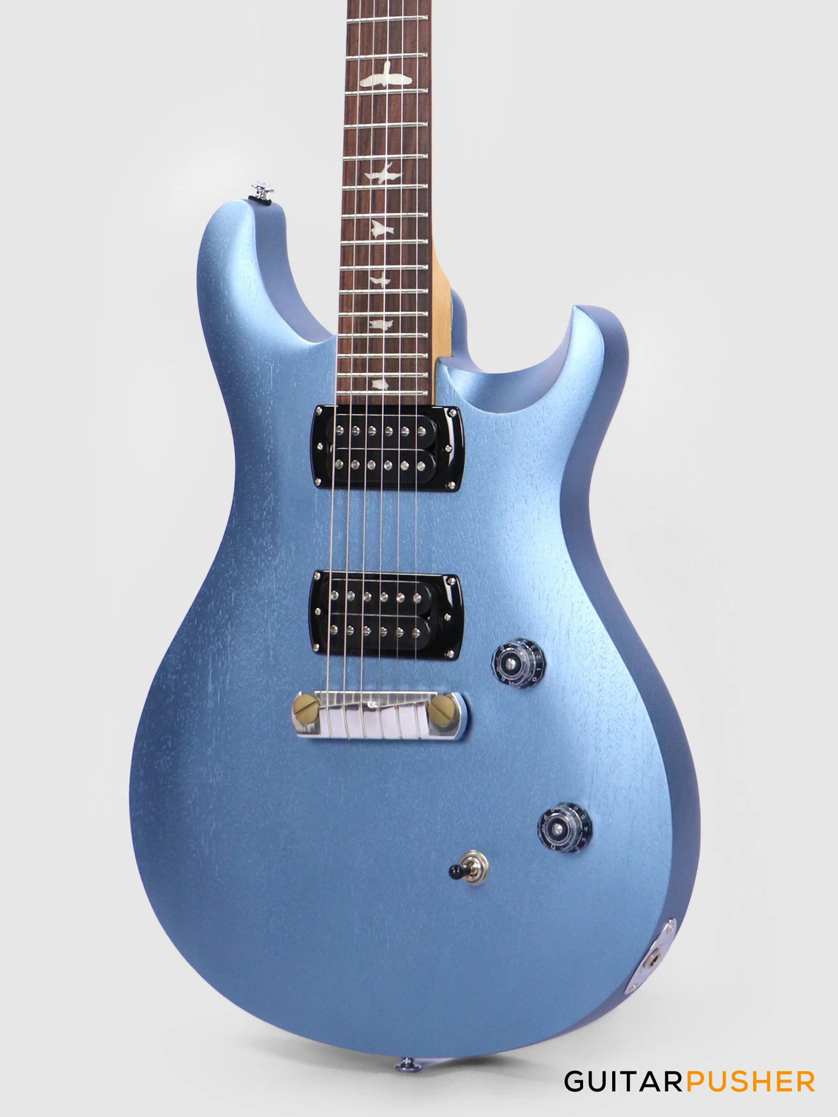 PRS Guitars SE Bolt-On CE 24 Standard Satin Stoptail Electric Guitar (Ice Blue Metallic) - Image 7