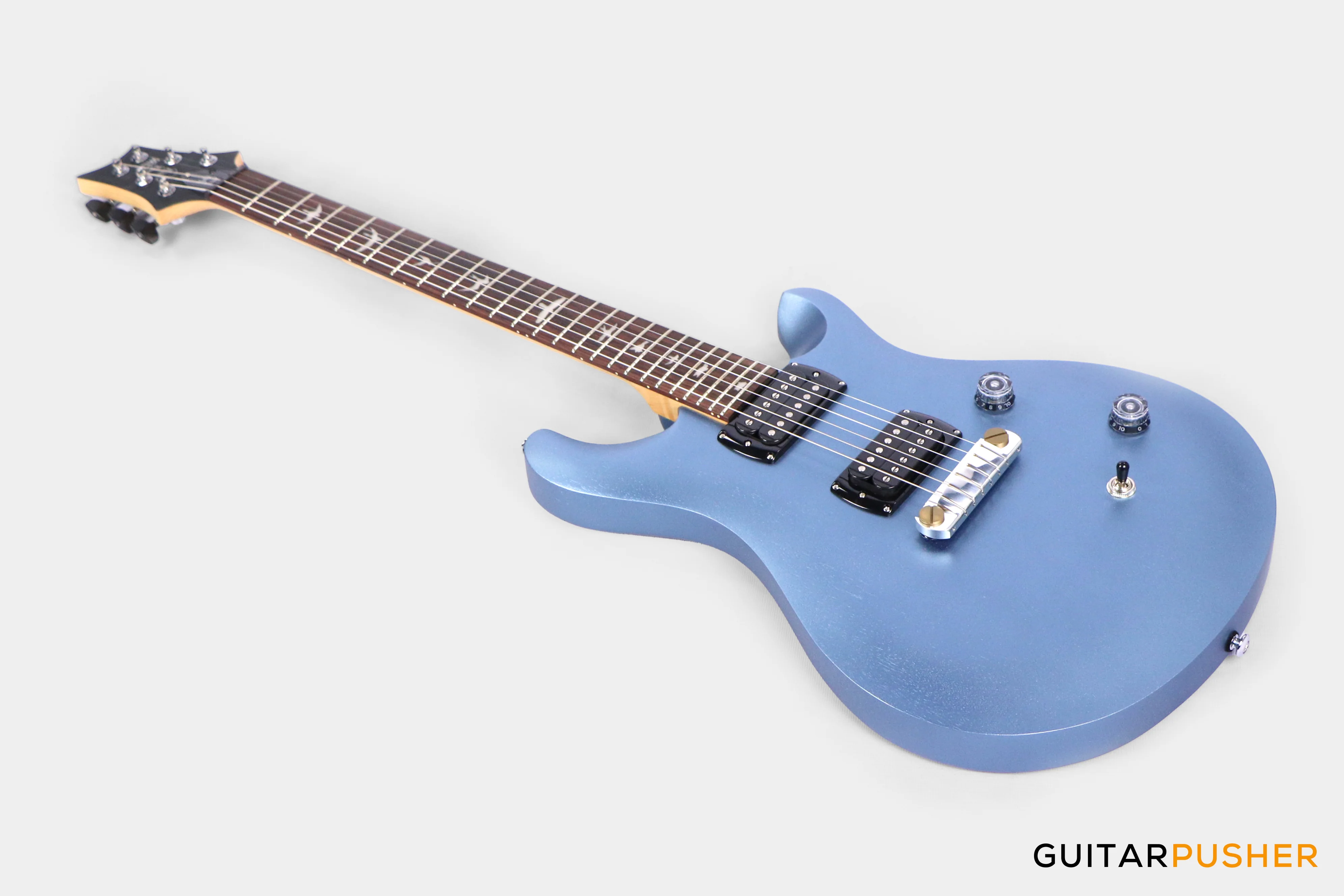 PRS Guitars SE Bolt-On CE 24 Standard Satin Stoptail Electric Guitar (Ice Blue Metallic) - Image 8