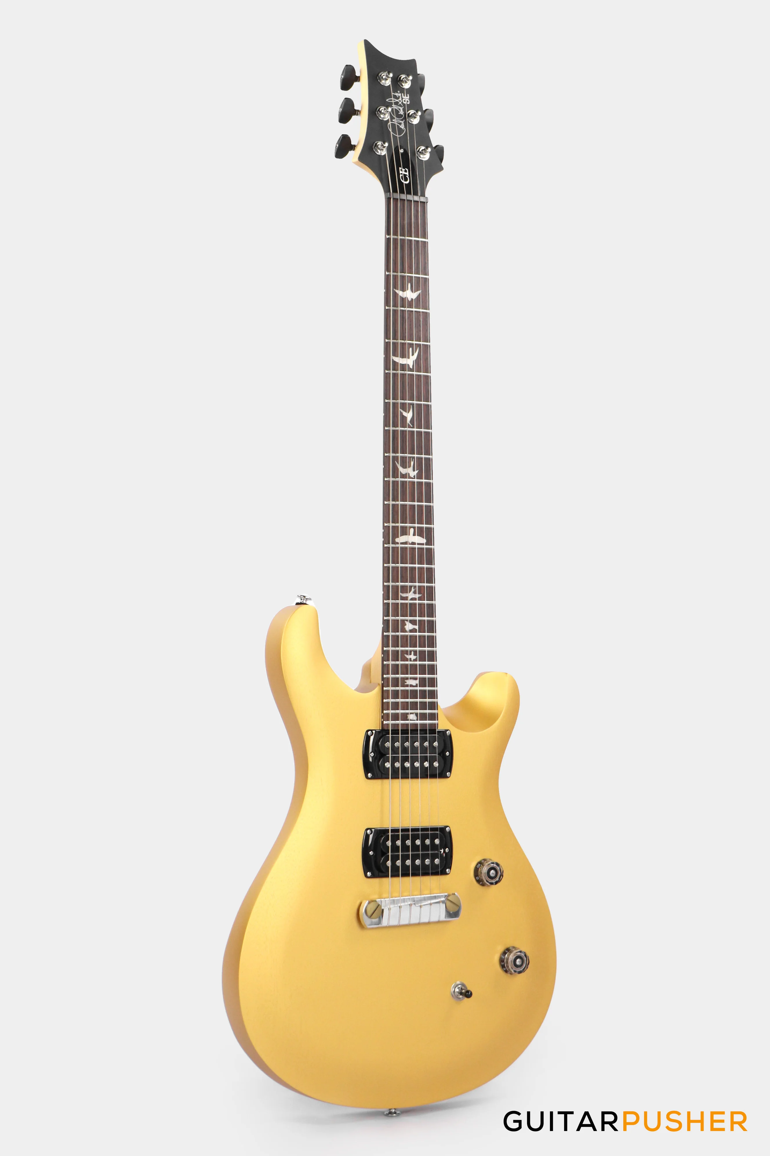 PRS Guitars SE Bolt-On CE 24 Standard Satin Stoptail Electric Guitar (Metallic Gold) - Image 11