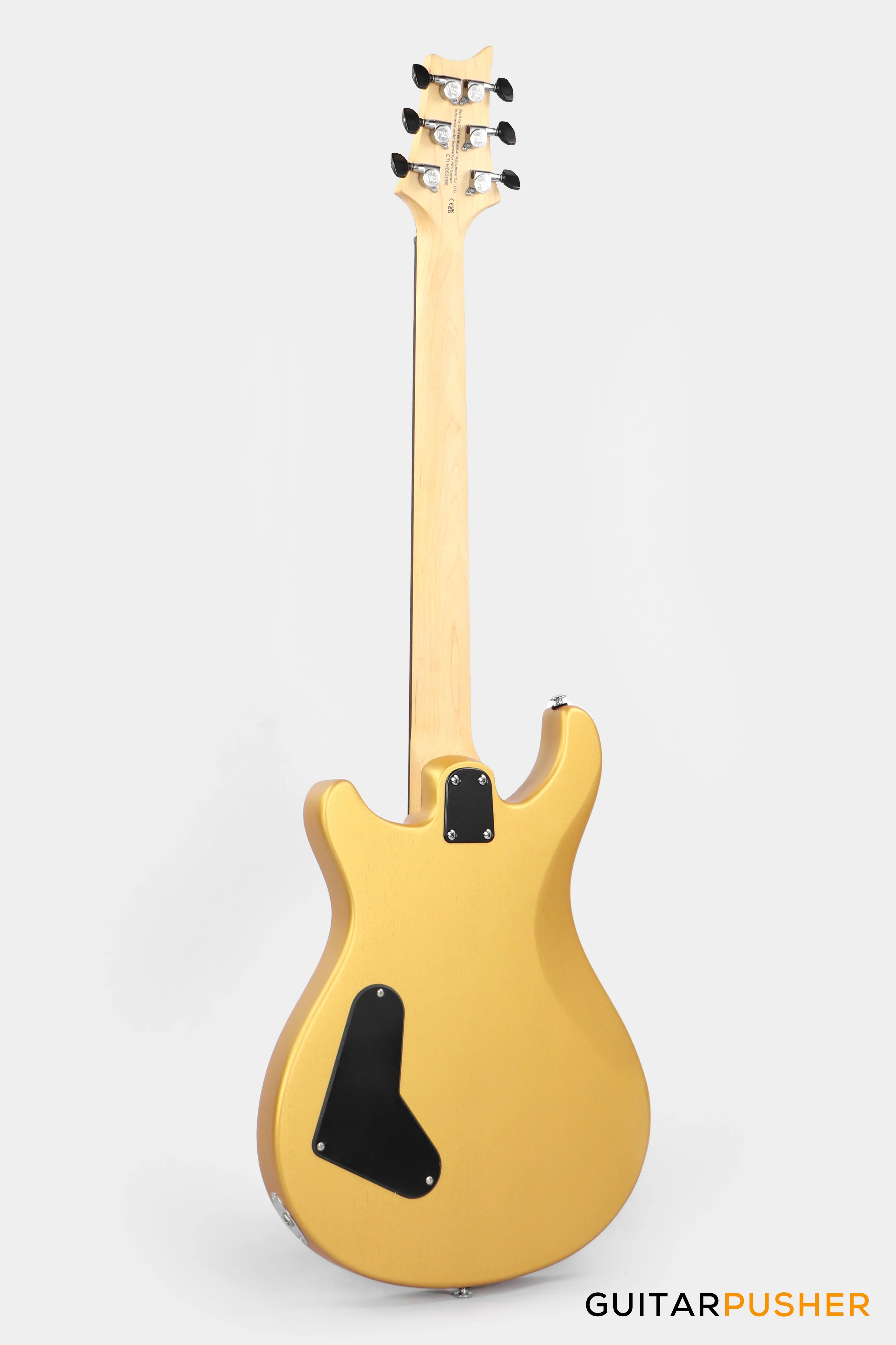 PRS Guitars SE Bolt-On CE 24 Standard Satin Stoptail Electric Guitar (Metallic Gold) - Image 4