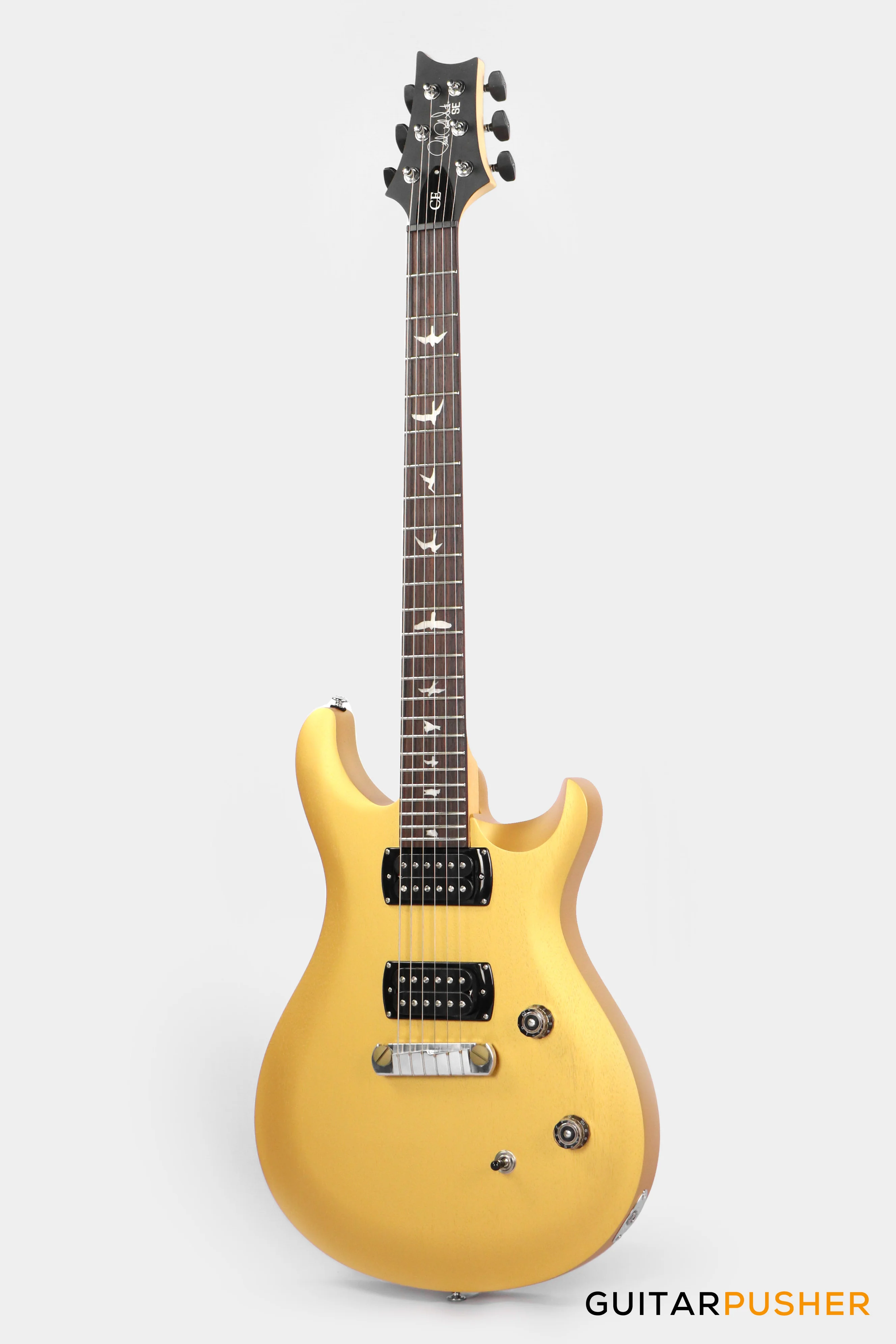 PRS Guitars SE Bolt-On CE 24 Standard Satin Stoptail Electric Guitar (Metallic Gold) - Image 5
