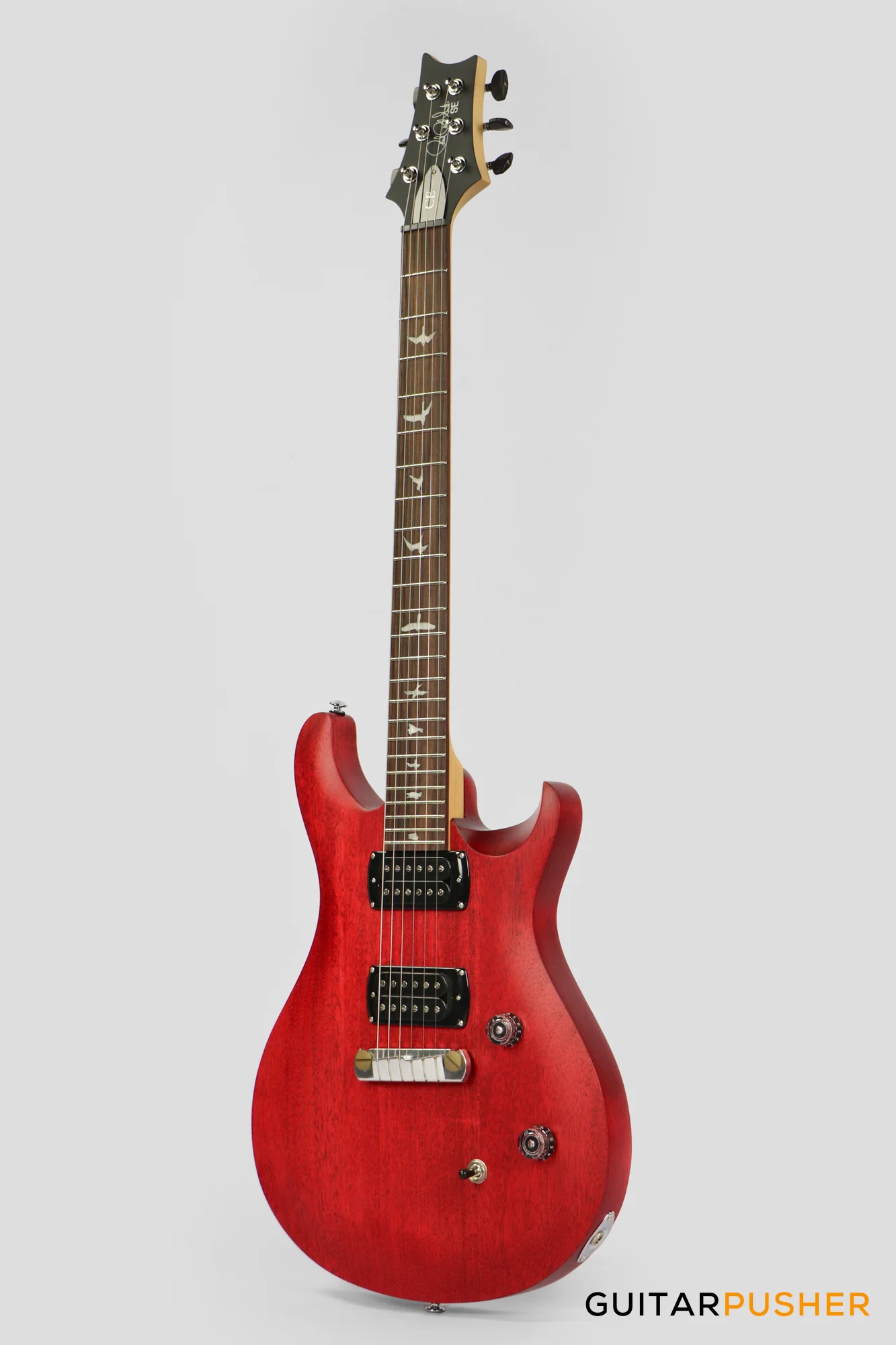 PRS Guitars SE Bolt-On CE 24 Standard Satin Stoptail Electric Guitar (Vintage Cherry) - Image 7