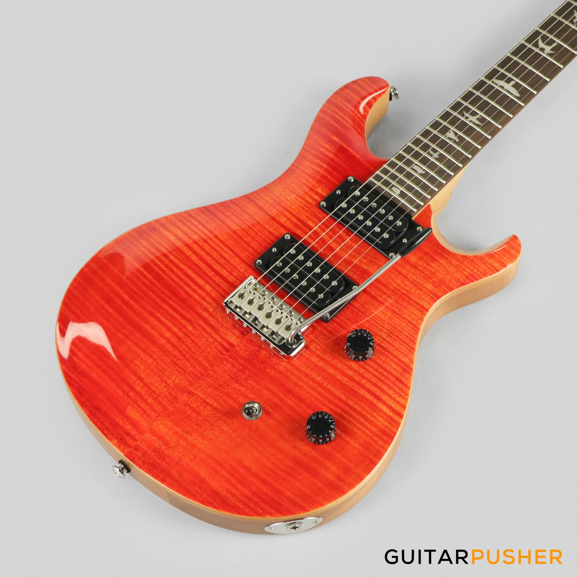PRS Guitars SE Bolt-On CE 24 Electric Guitar (Blood Orange) - Image 10