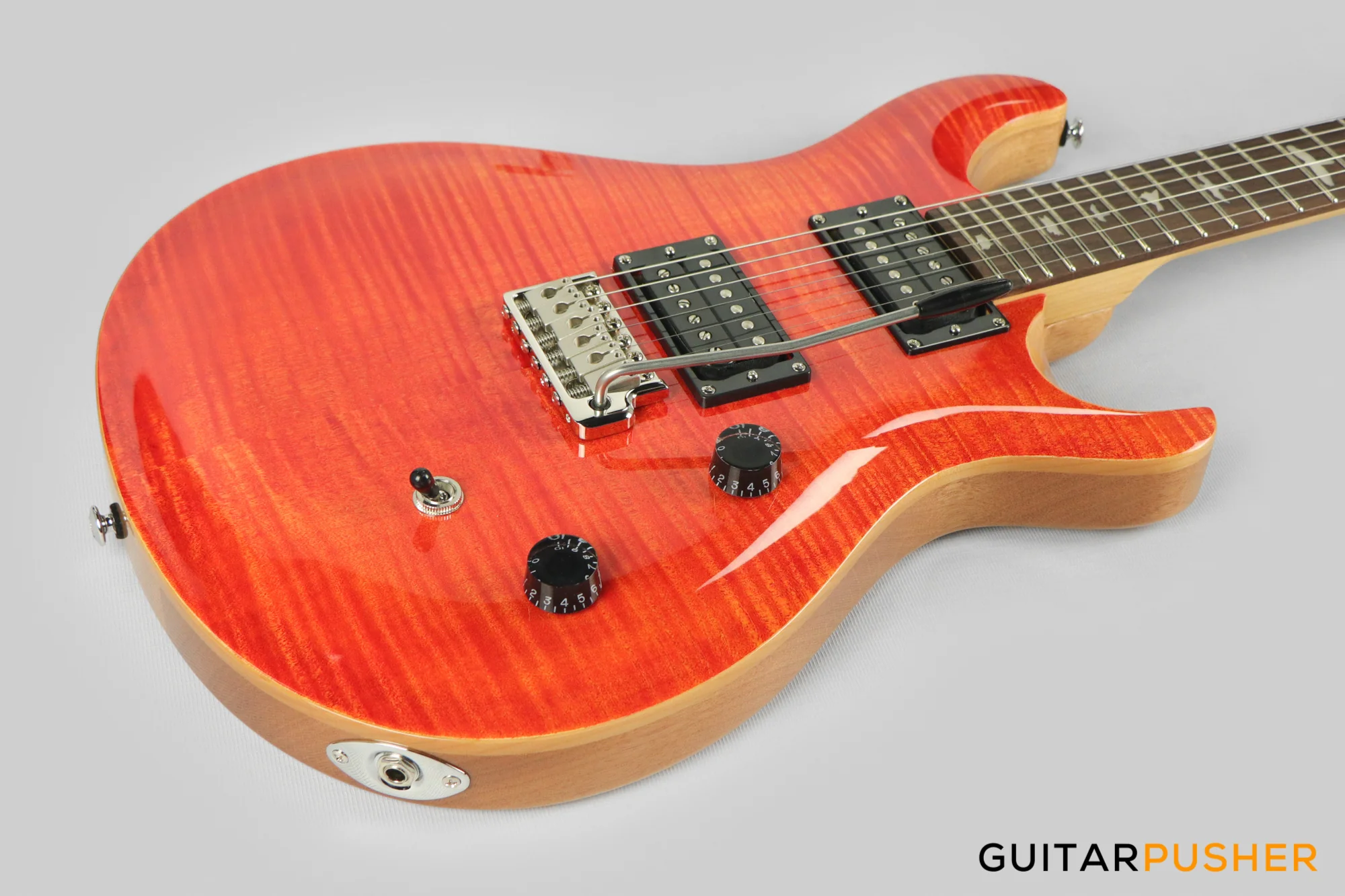 PRS Guitars SE Bolt-On CE 24 Electric Guitar (Blood Orange) - Image 11