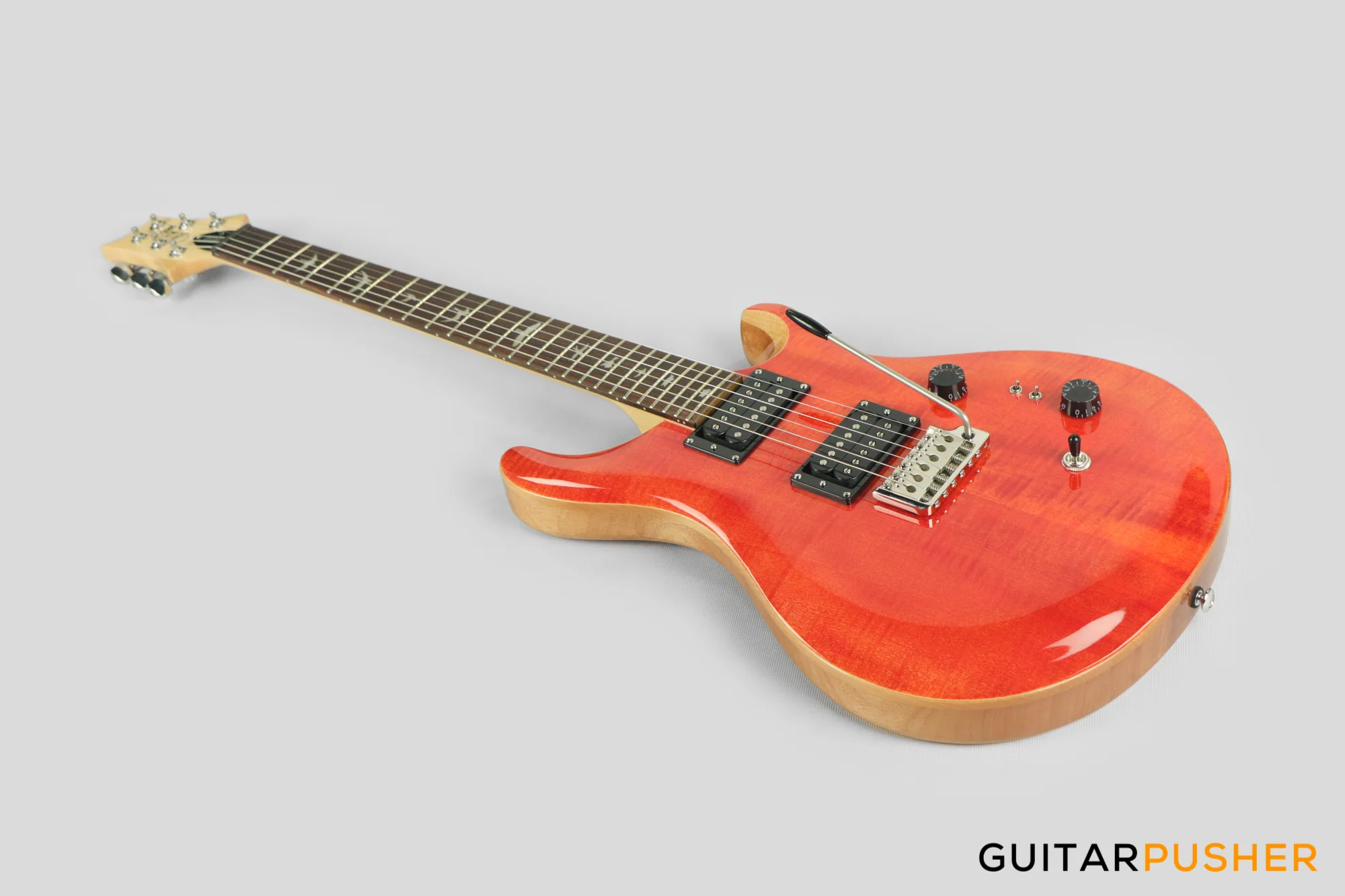 PRS Guitars SE Custom 24-08 Electric Guitar (Blood Orange) - Image 10