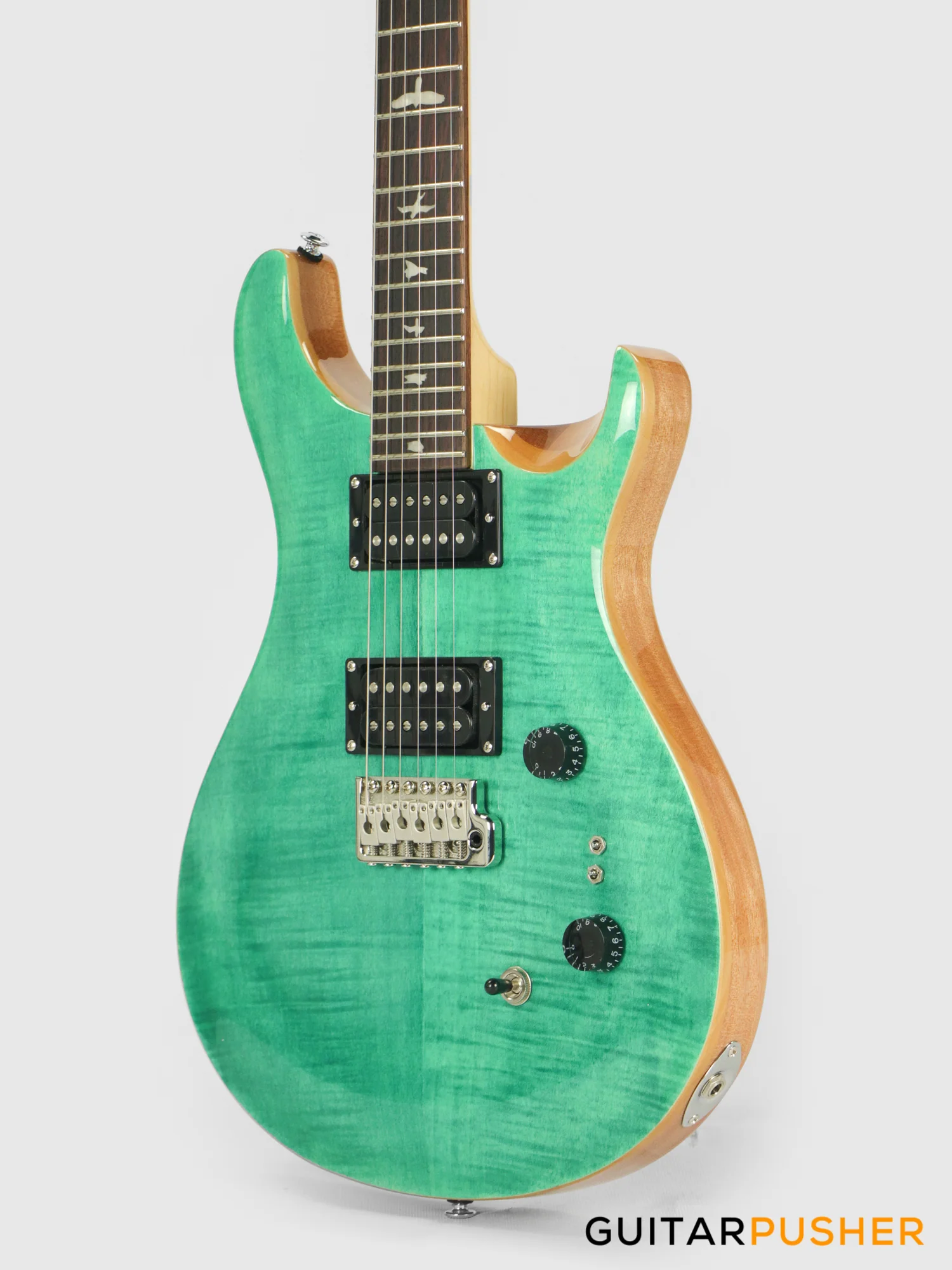 PRS Guitars SE Custom 24-08 Electric Guitar (Turquoise) - Image 9