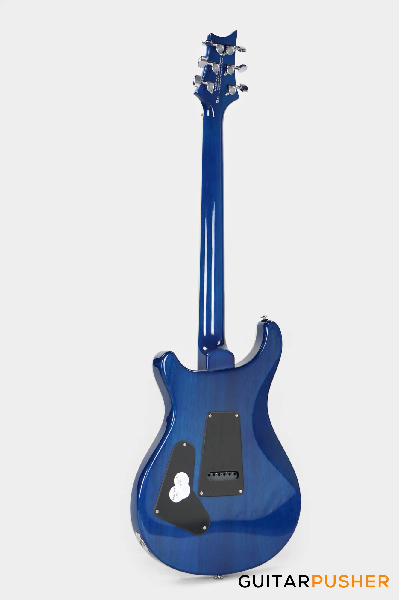 PRS Guitars SE Custom 24-08 Quilt Electric Guitar (Lake Blue) - Image 6