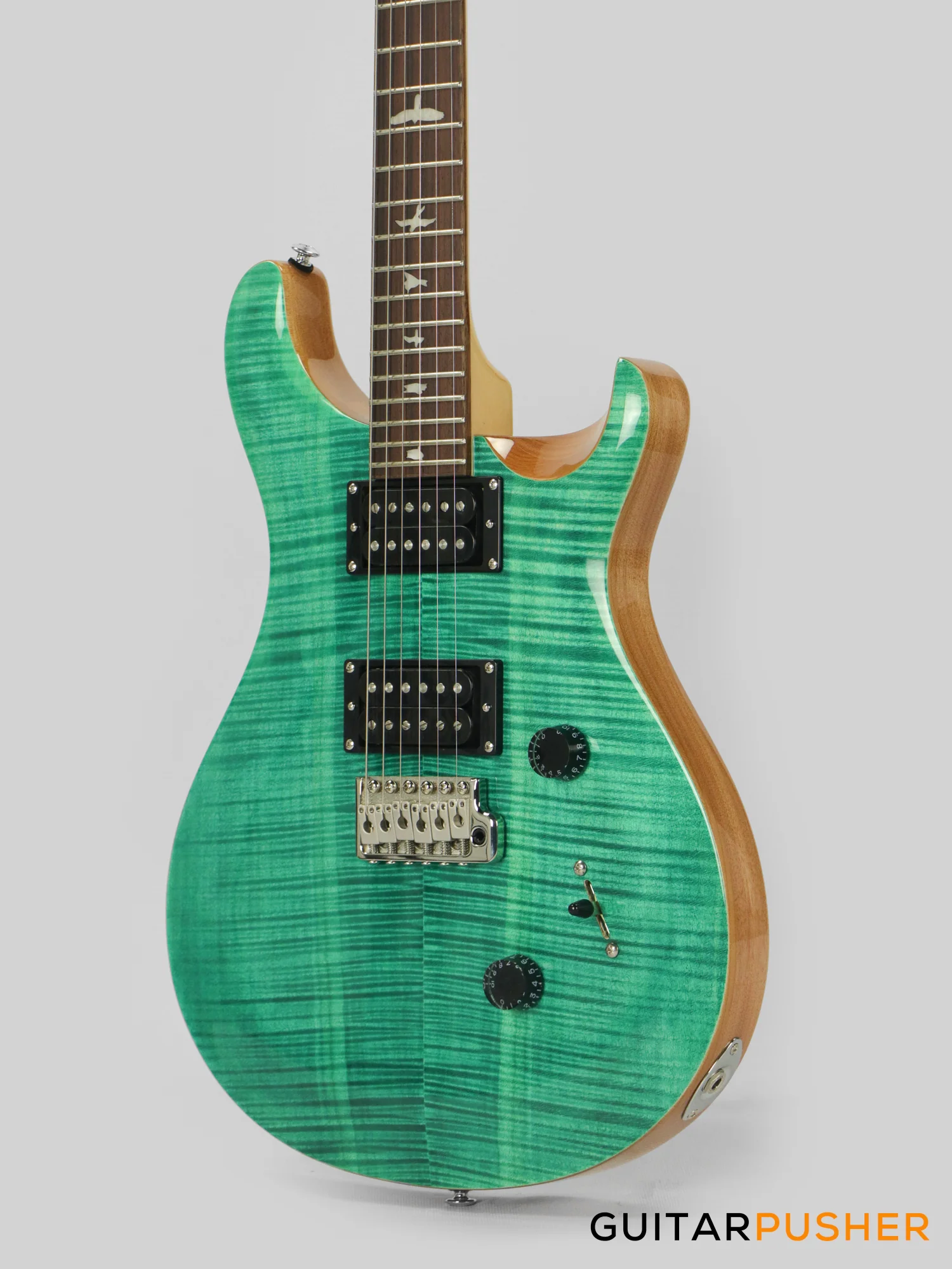 PRS Guitars SE Custom 24 Electric Guitar (Turquoise) - Image 9