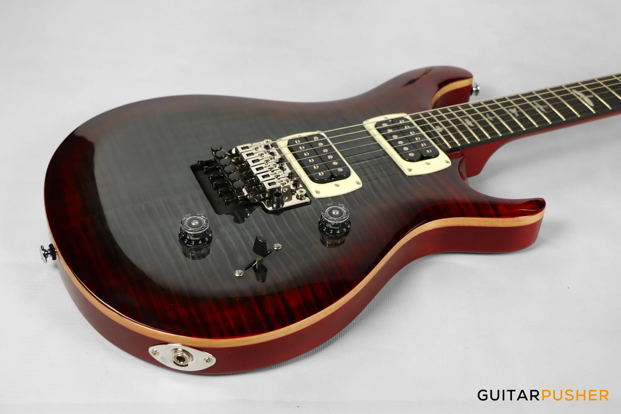 PRS Guitars SE Custom 24 "Floyd" Electric Guitar (Charcoal Cherry Burst) - Image 10