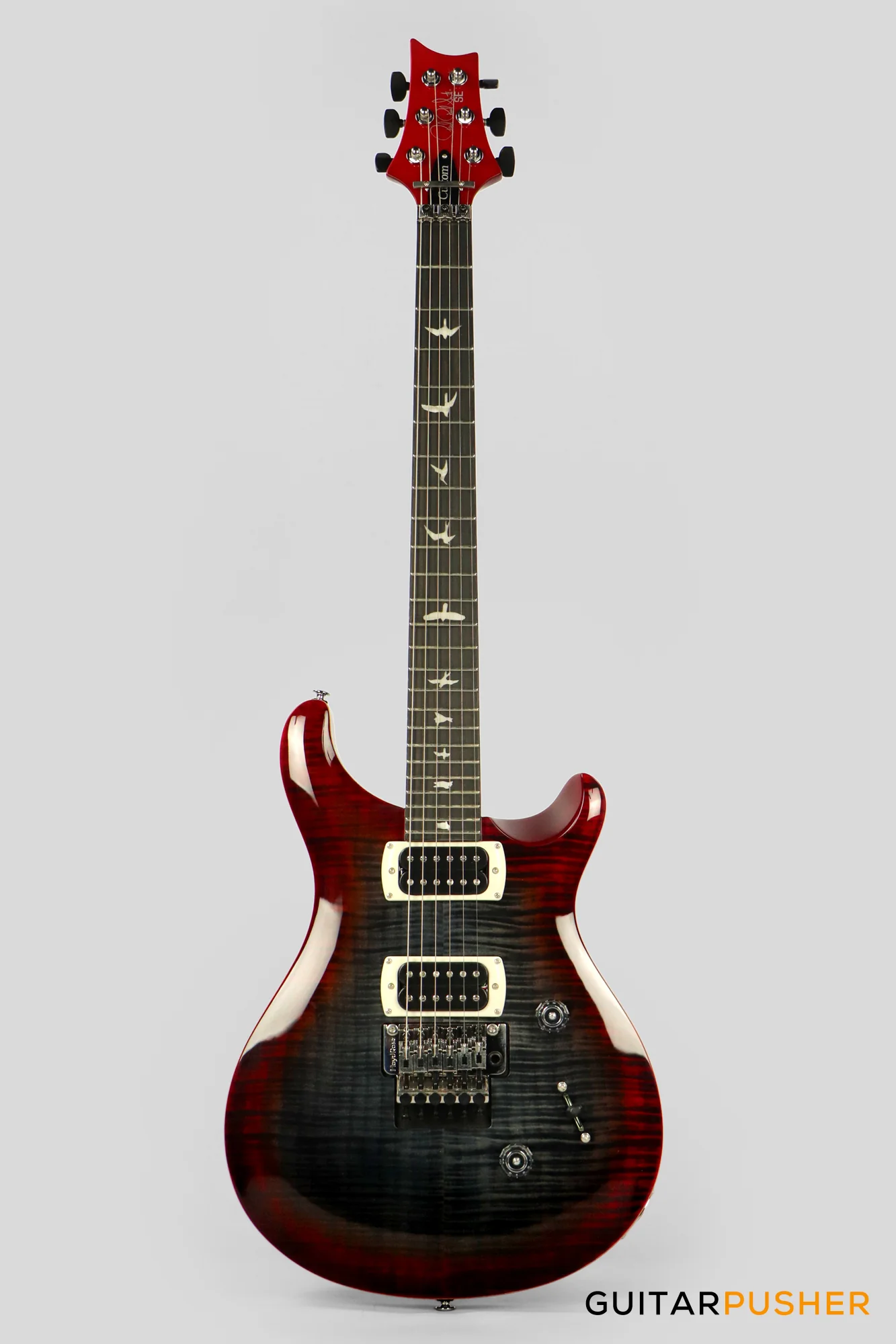 PRS Guitars SE Custom 24 "Floyd" Electric Guitar (Charcoal Cherry Burst) - Image 2