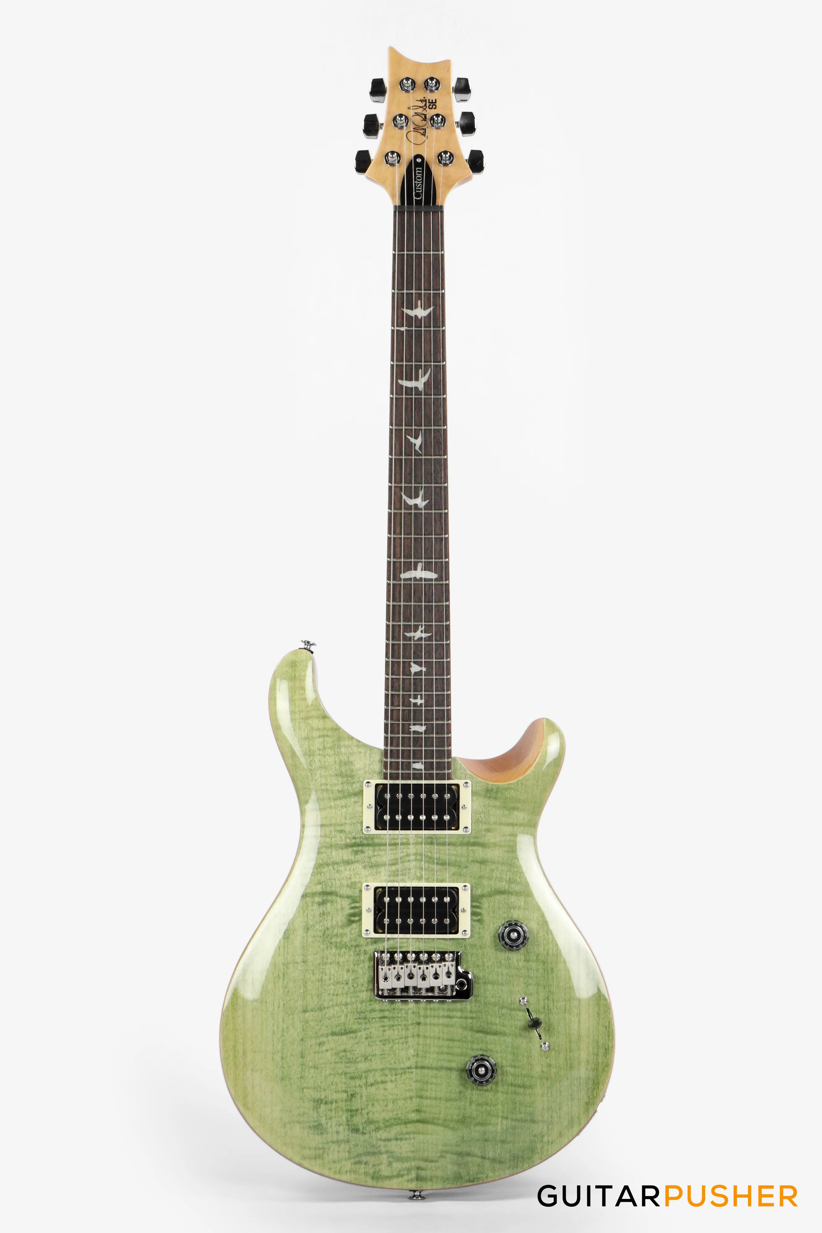 PRS Guitars SE Ltd. Ed. Custom 24 Electric Guitar (Trampas Green) - Image 2