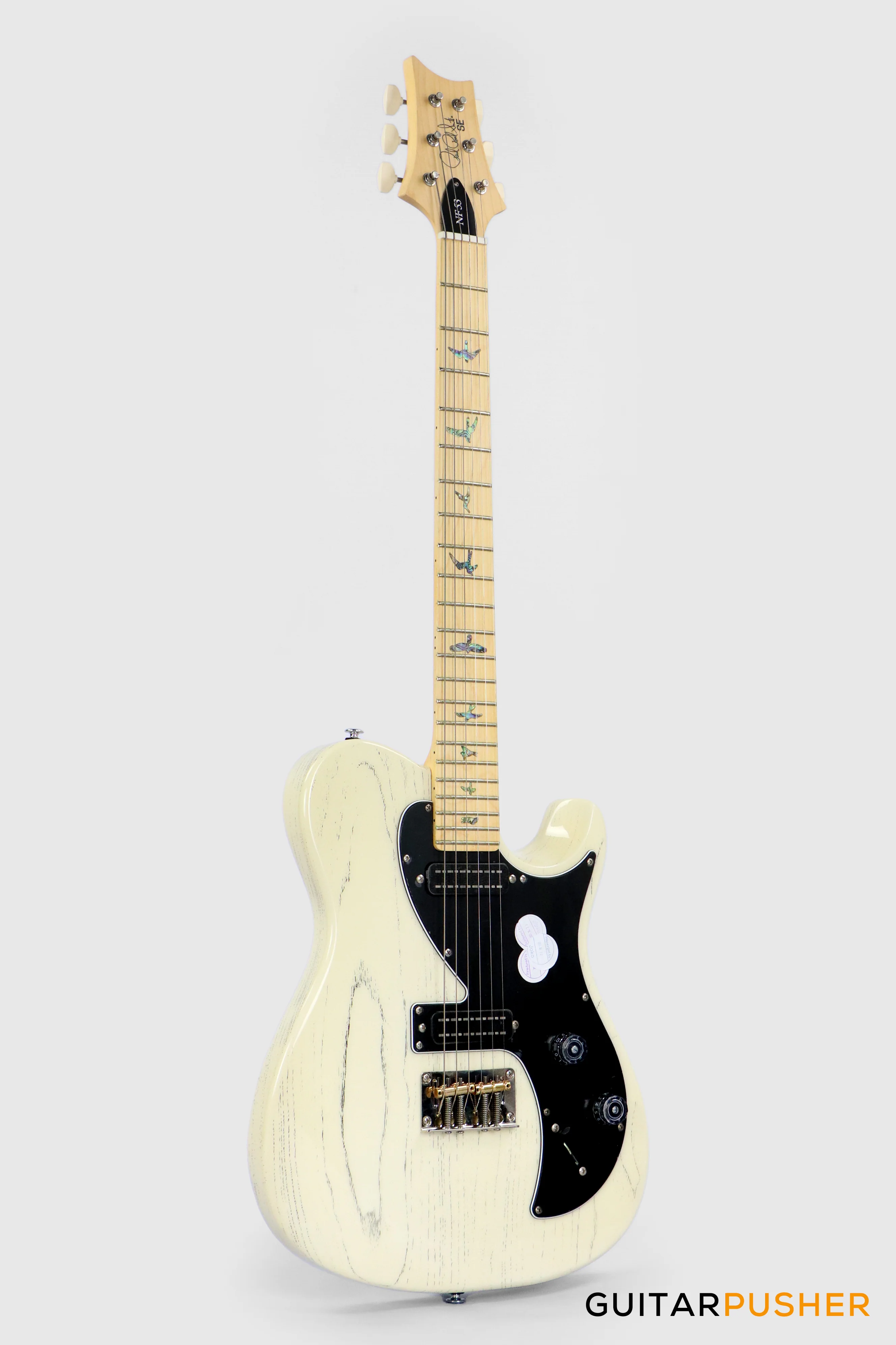 PRS Guitars SE NF 53 Electric Guitar (White Doghair) - Image 10