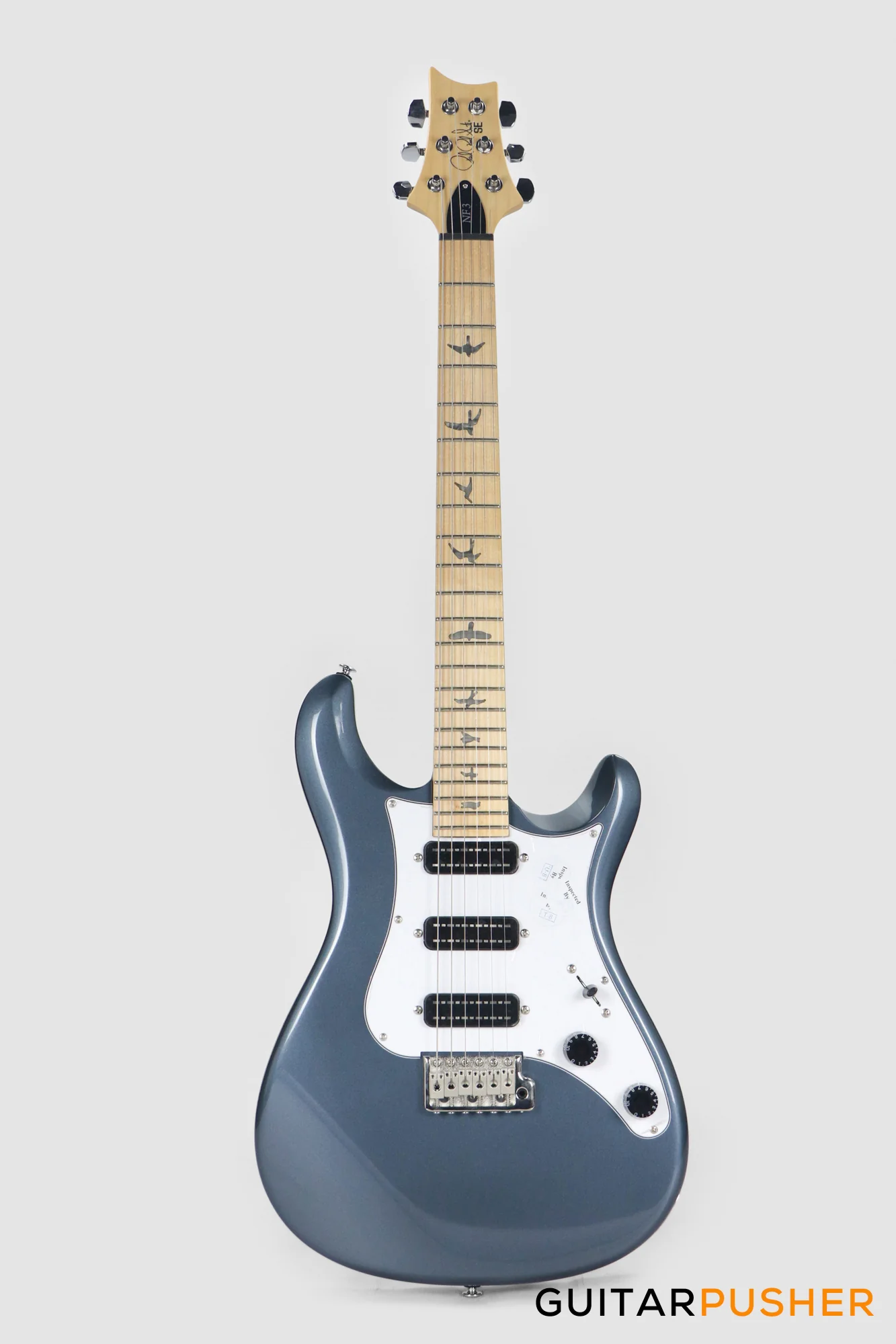 PRS Guitars SE NF3 Electric Guitar w/ Maple Fingerboard (Gun Metal Gray) - Image 2