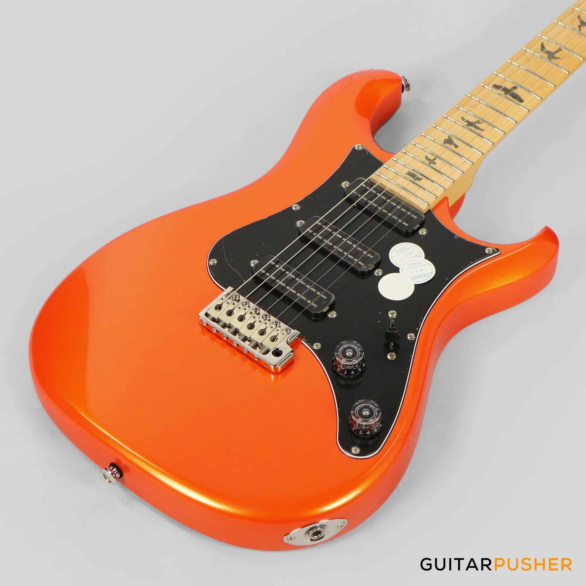PRS Guitars SE NF3 Electric Guitar w/ Maple Fingerboard (Metallic Orange) - Image 10