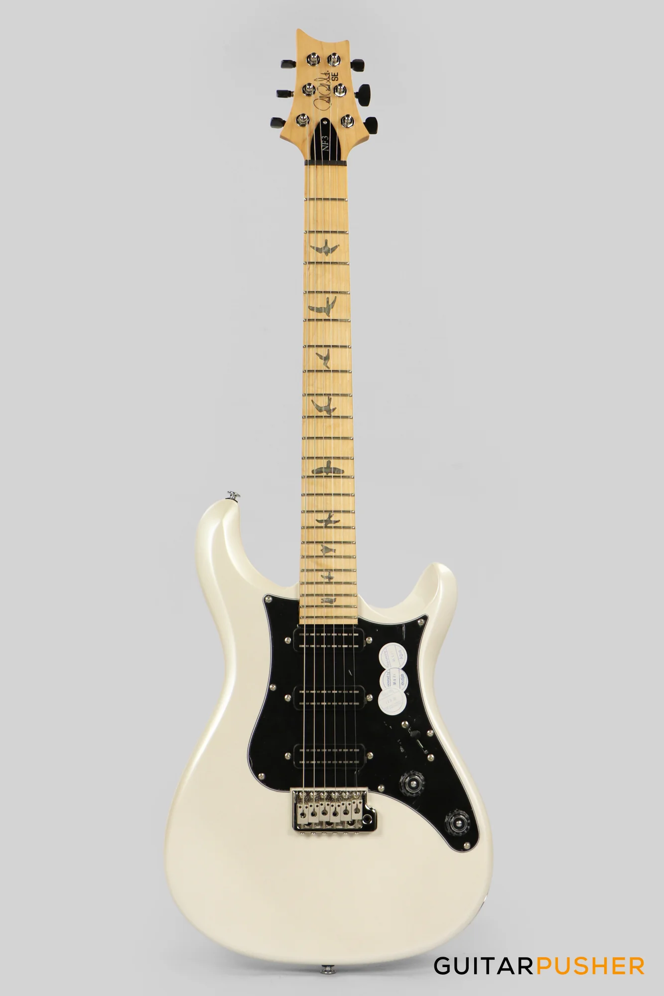 PRS Guitars SE NF3 Electric Guitar w/ Maple Fingerboard (Pearl White) - Image 2