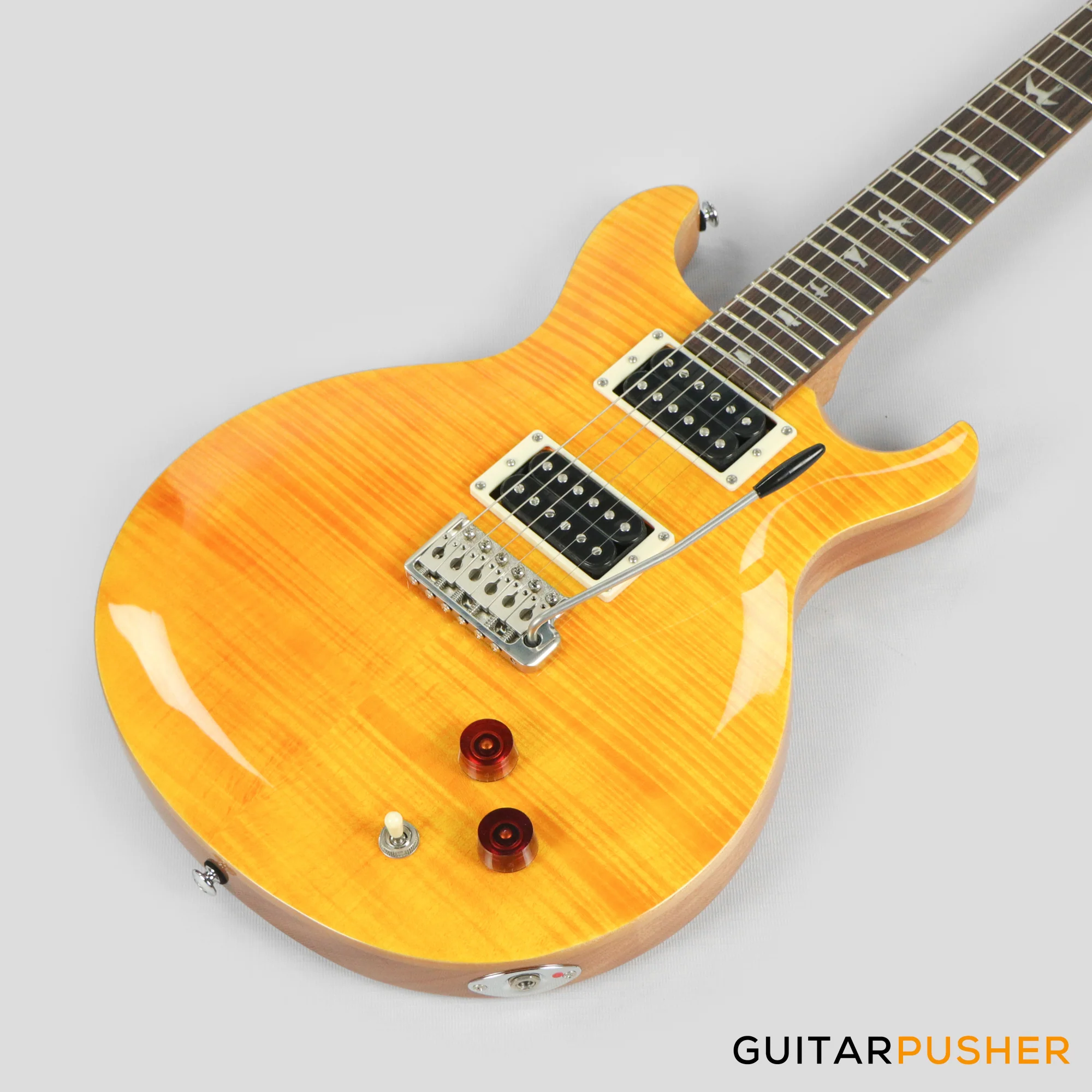 PRS Guitars SE Santana Signature Electric Guitar (Santana Yellow) - Image 10