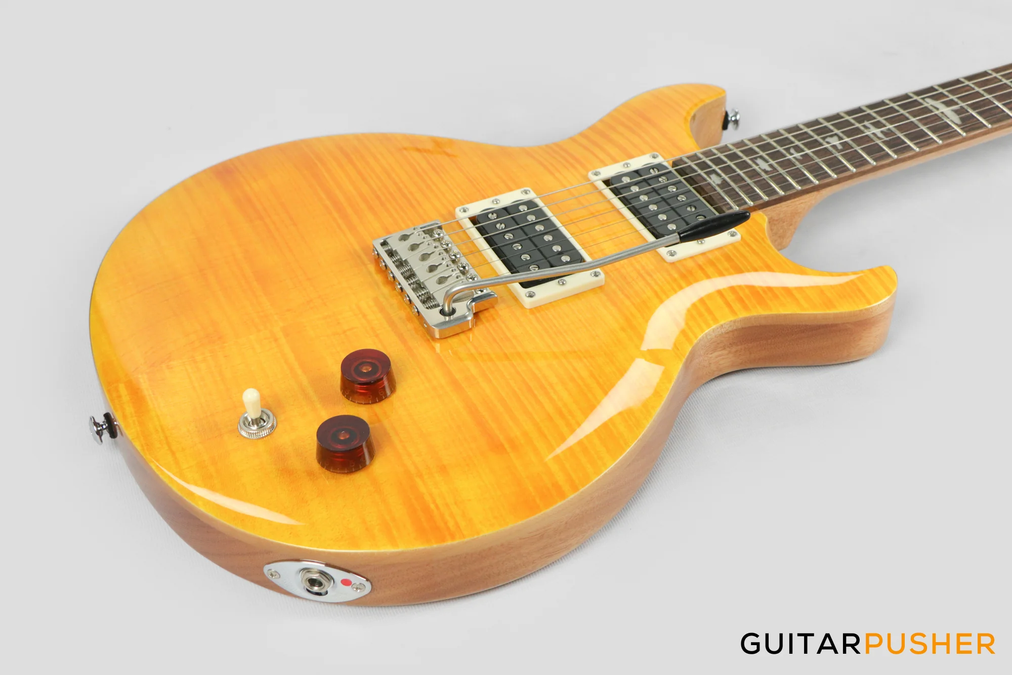 PRS Guitars SE Santana Signature Electric Guitar (Santana Yellow) - Image 11