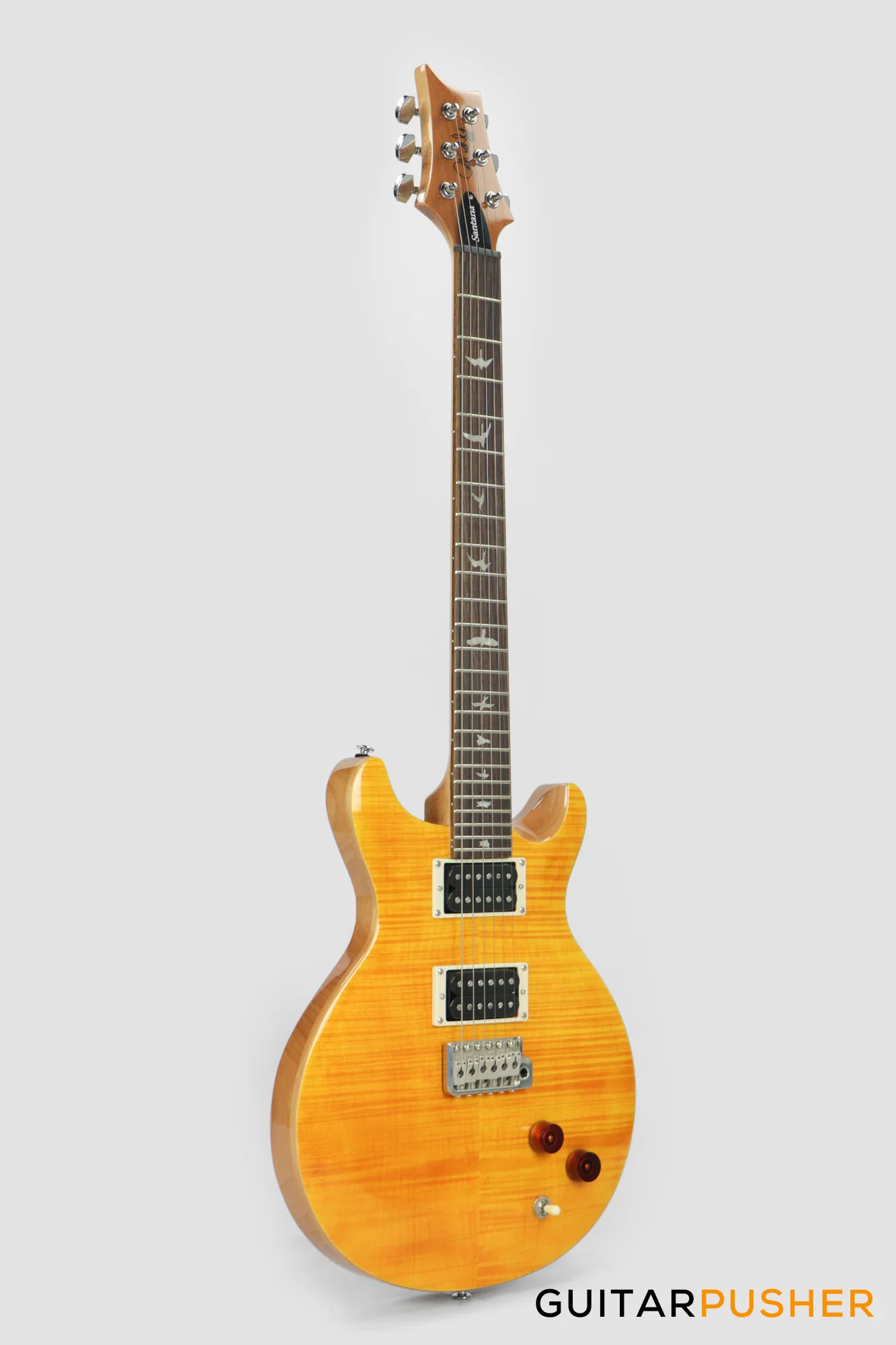 PRS Guitars SE Santana Signature Electric Guitar (Santana Yellow) - Image 3