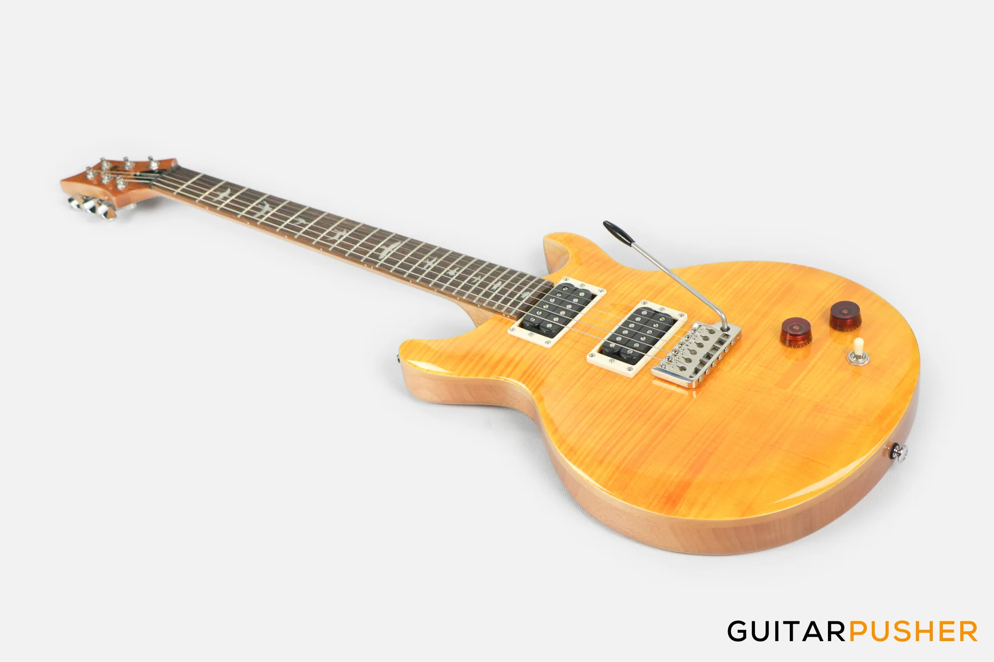 PRS Guitars SE Santana Signature Electric Guitar (Santana Yellow) - Image 9