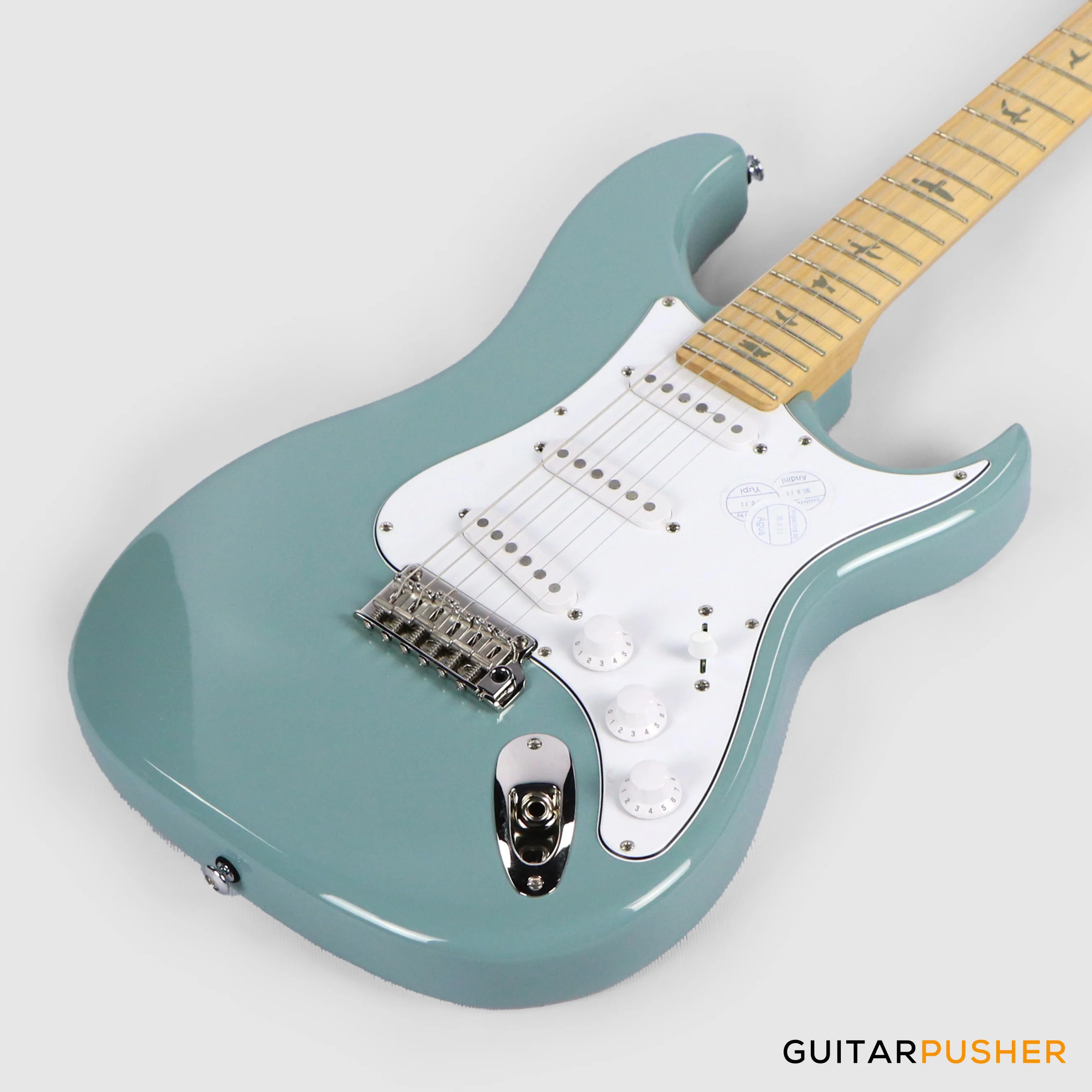 PRS Guitars SE Silver Sky Electric Guitar w/ Maple Fingerboard (Stone Blue) - Image 10