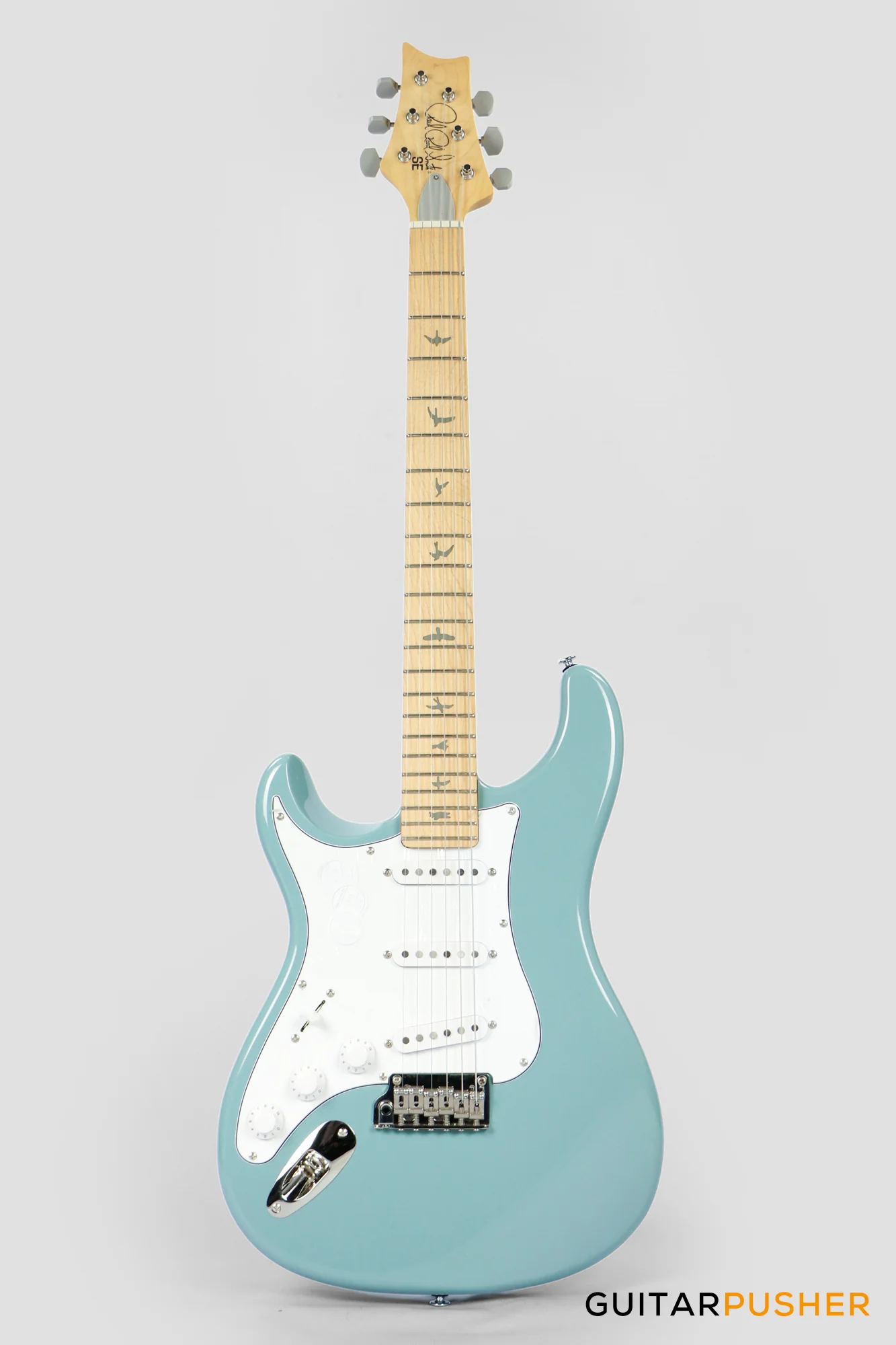 PRS Guitars SE Silver Sky Electric Guitar w/ Maple Fingerboard (Stone Blue) - LEFT HAND - Image 2