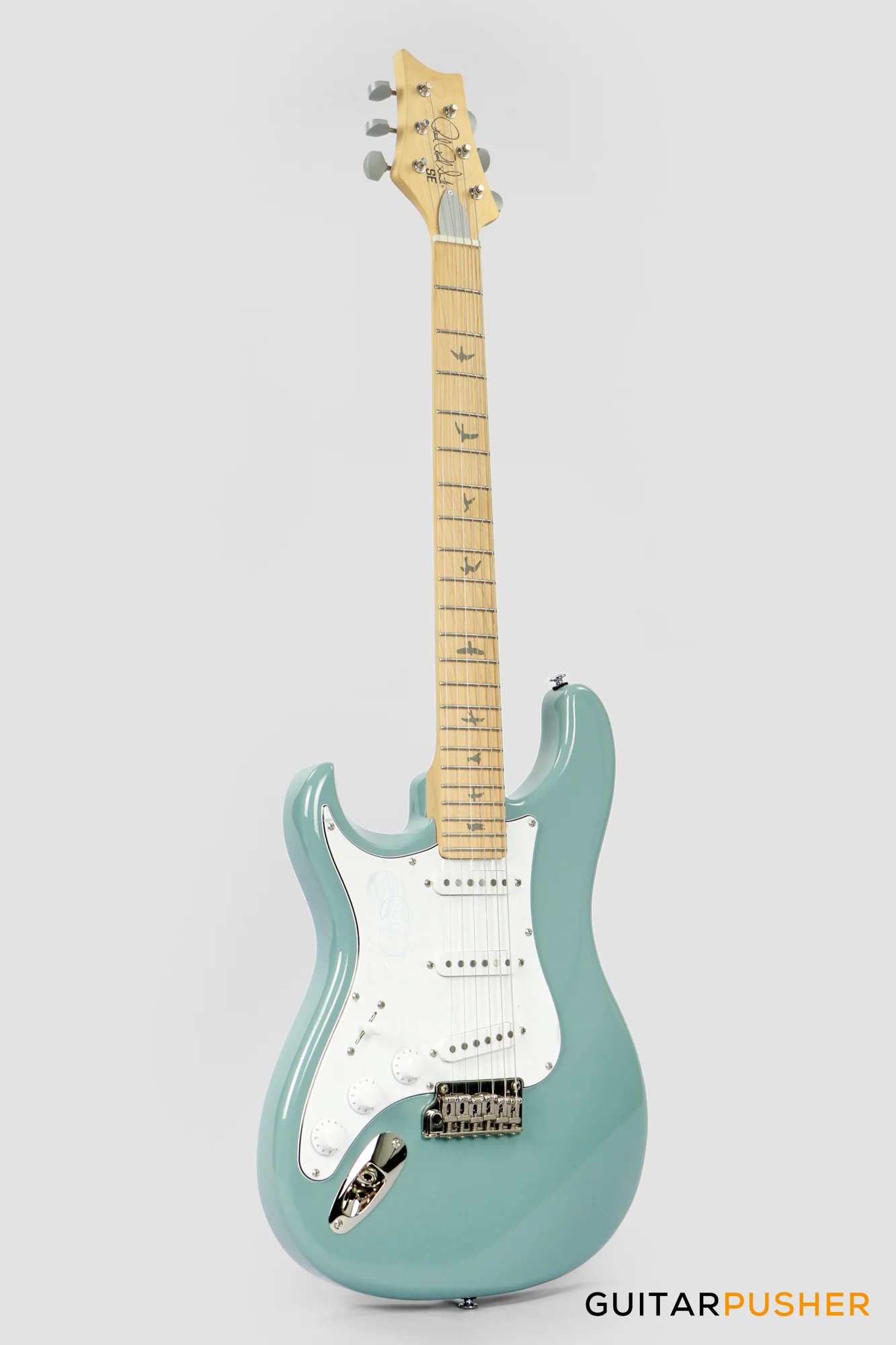 PRS Guitars SE Silver Sky Electric Guitar w/ Maple Fingerboard (Stone Blue) - LEFT HAND - Image 4