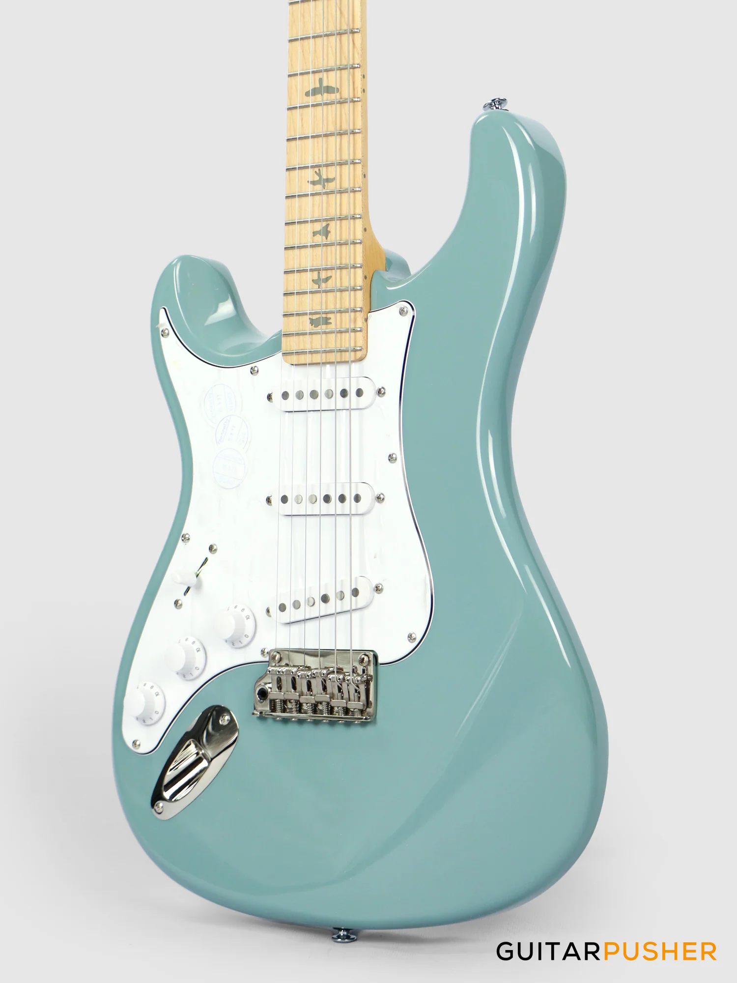 PRS Guitars SE Silver Sky Electric Guitar w/ Maple Fingerboard (Stone Blue) - LEFT HAND - Image 8