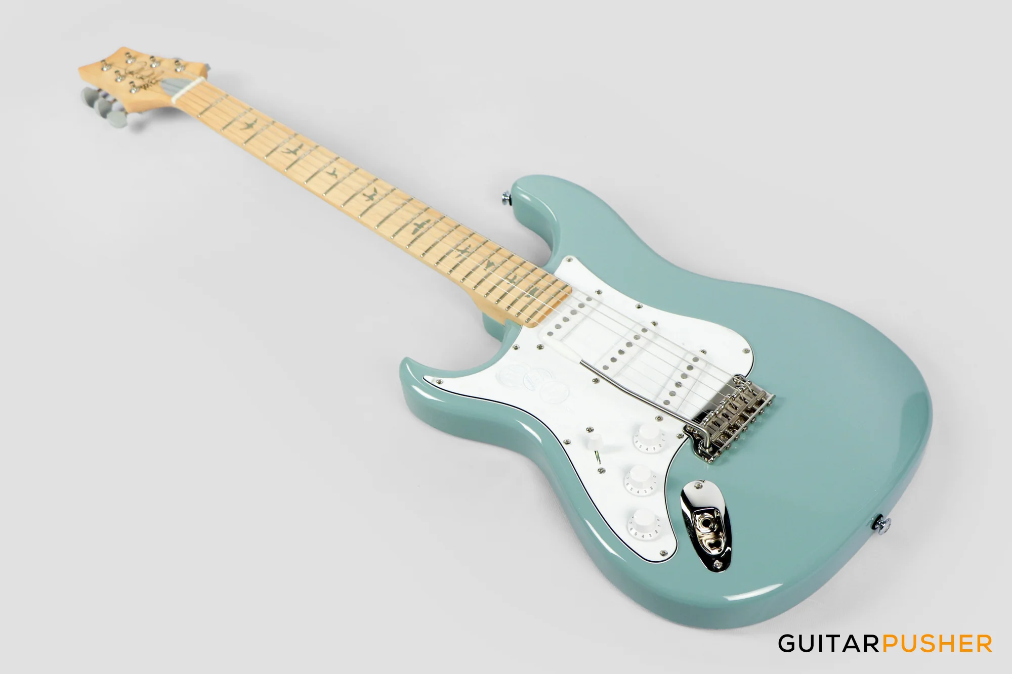 PRS Guitars SE Silver Sky Electric Guitar w/ Maple Fingerboard (Stone Blue) - LEFT HAND - Image 9