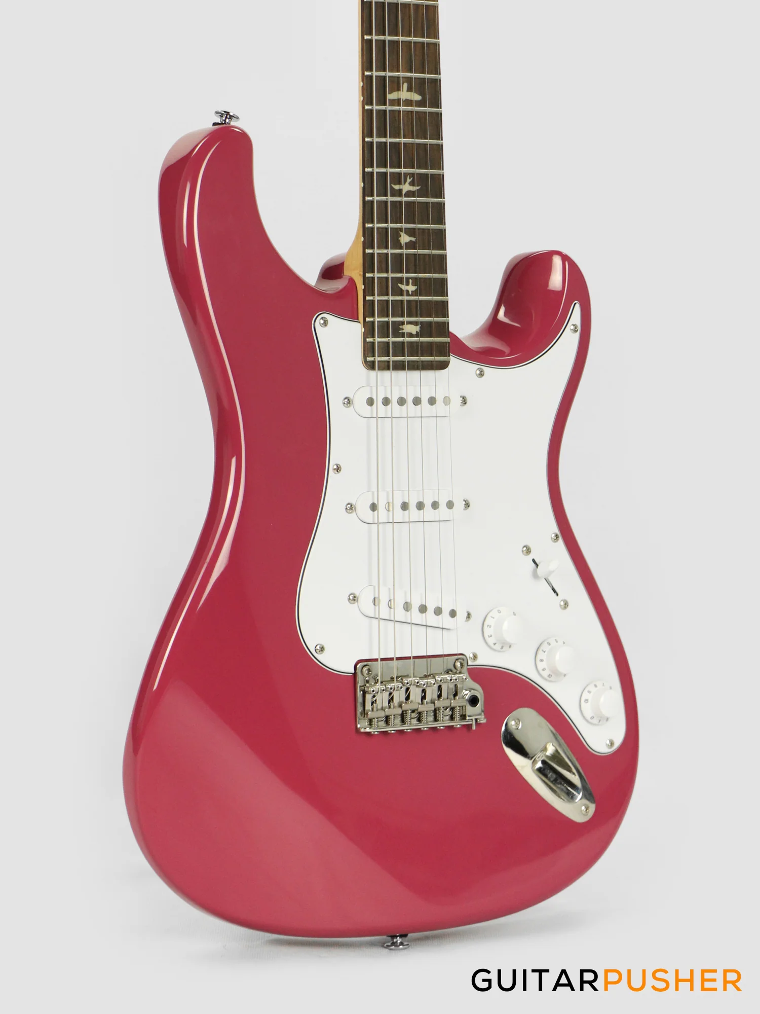 PRS Guitars SE Silver Sky Electric Guitar w/ Rosewood Fingerboard (Dragon Fruit) - Image 5