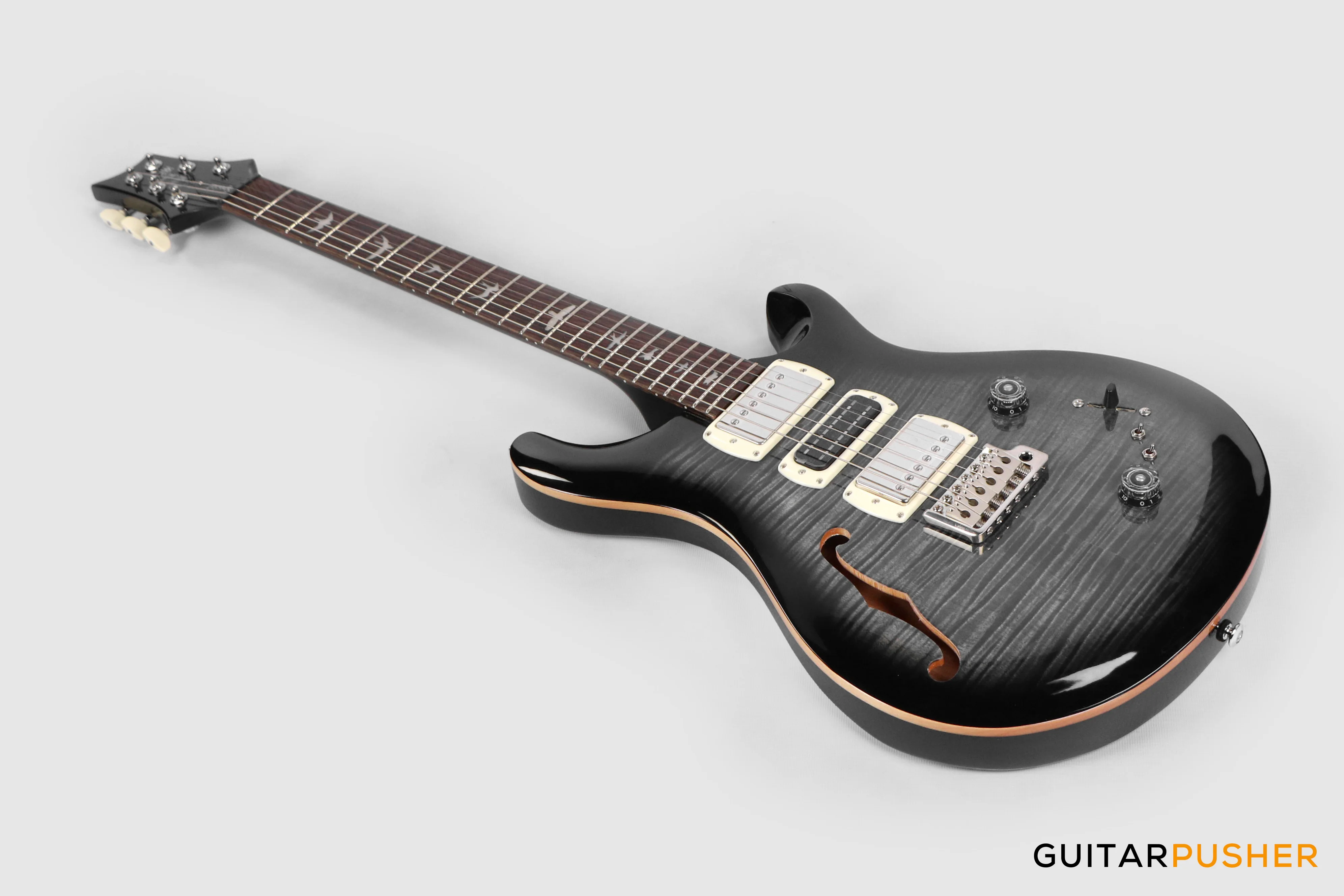 PRS Guitars SE Special Semi-Hollow Electric Guitar (Charcoal Burst) - Image 3