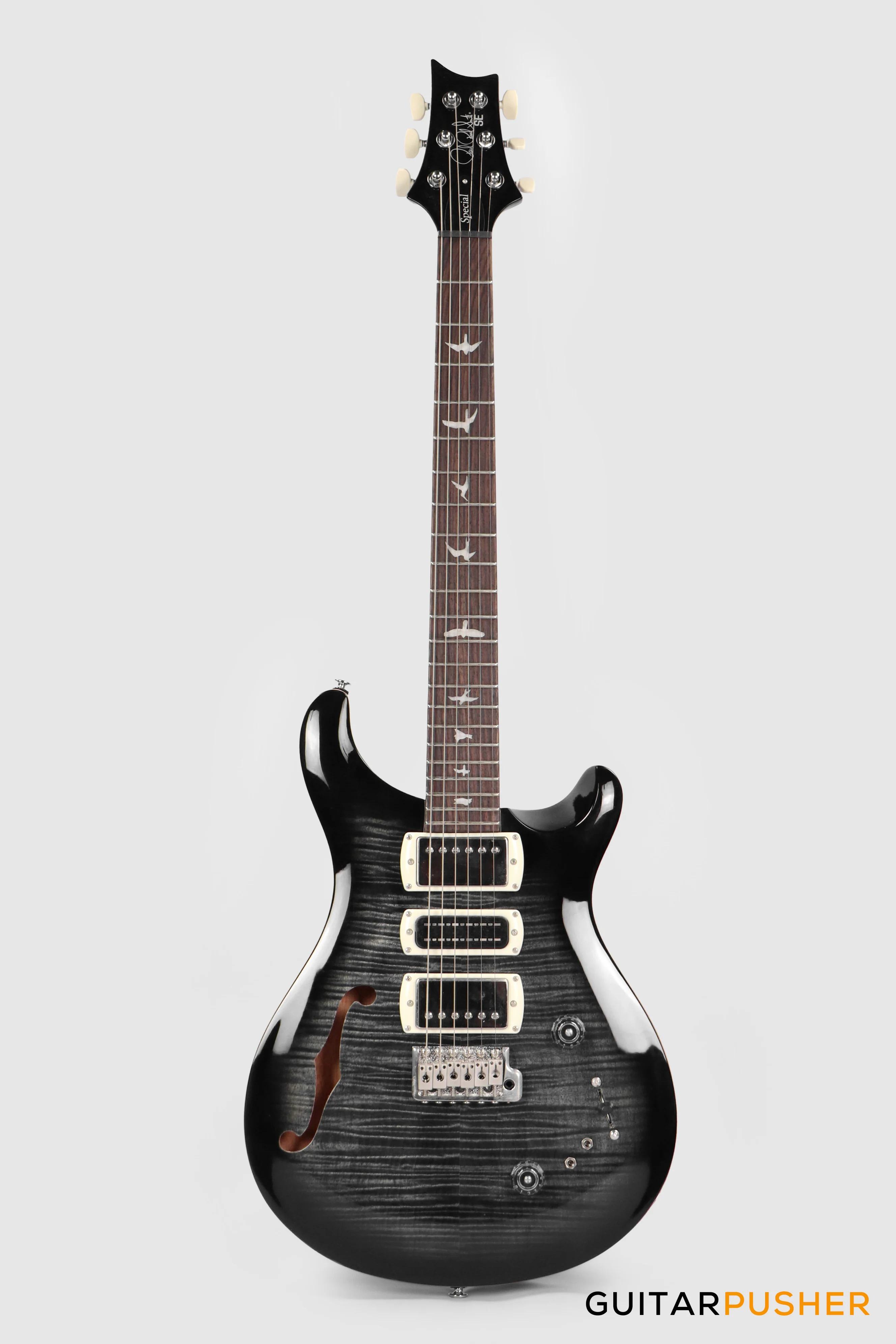 PRS Guitars SE Special Semi-Hollow Electric Guitar (Charcoal Burst) - Image 6