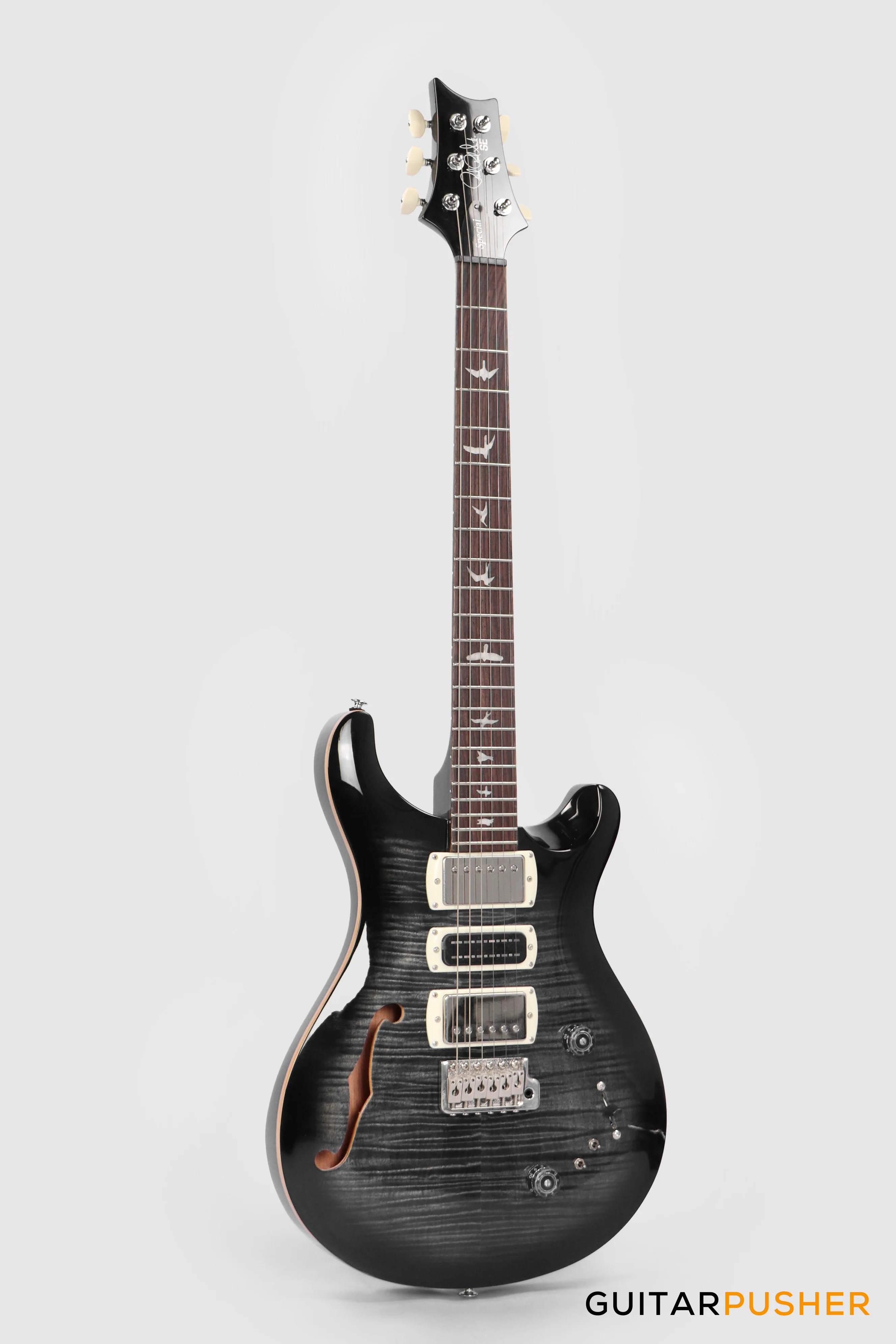 PRS Guitars SE Special Semi-Hollow Electric Guitar (Charcoal Burst) - Image 7