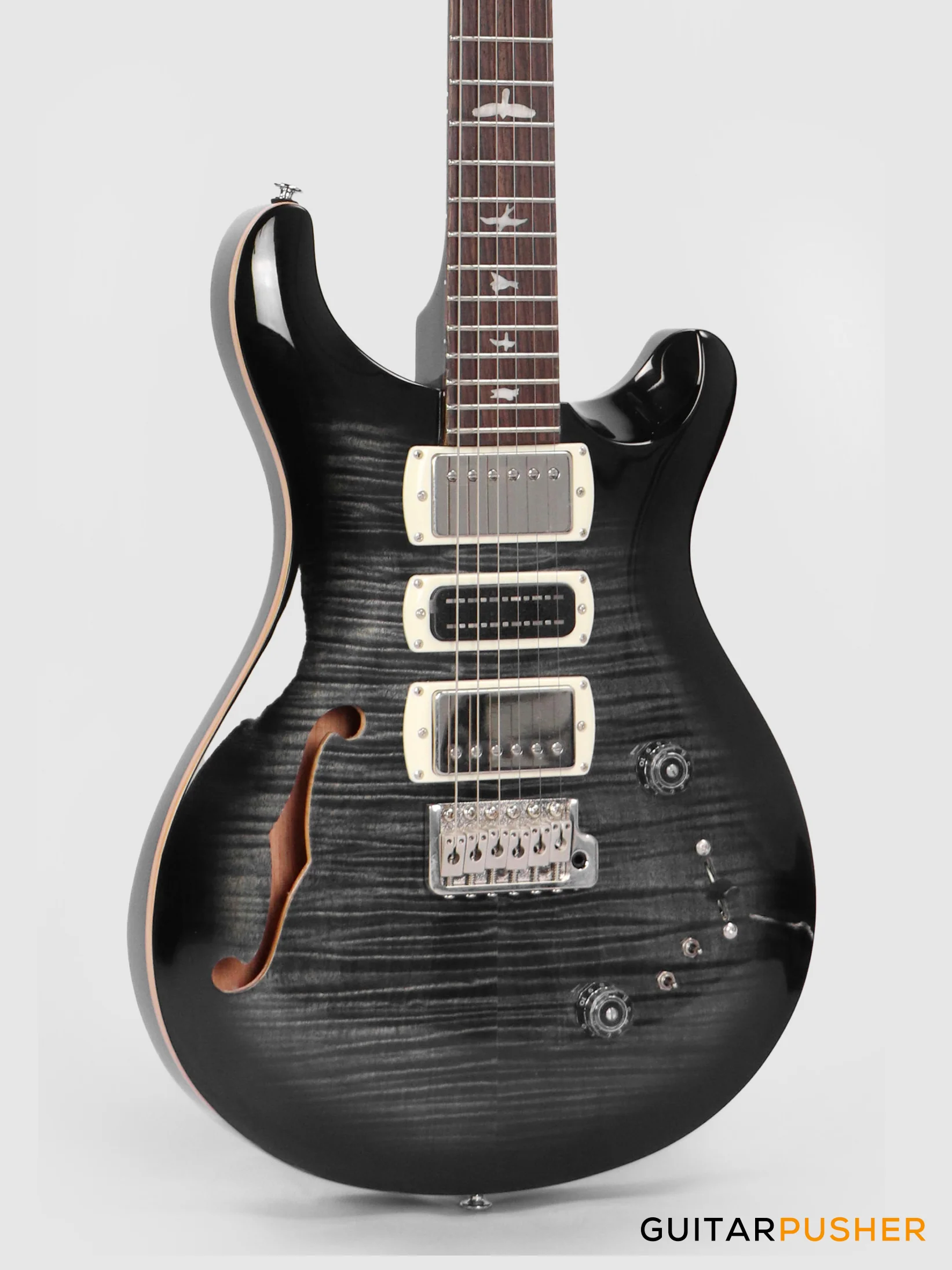 PRS Guitars SE Special Semi-Hollow Electric Guitar (Charcoal Burst) - Image 8