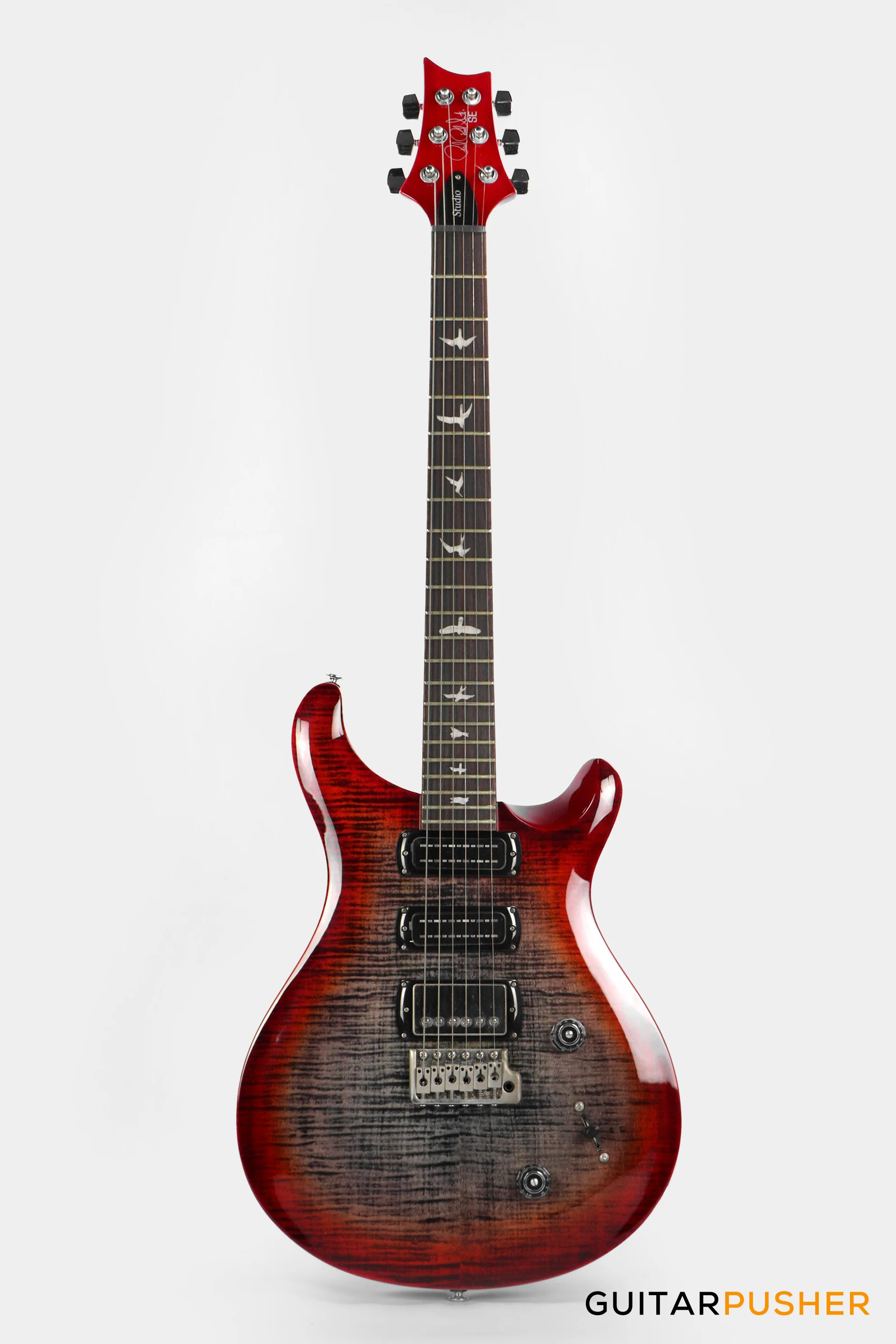 PRS Guitars SE Studio Electric Guitar w/ Rosewood Fingerboard (Charcoal Cherry Burst) - Image 3