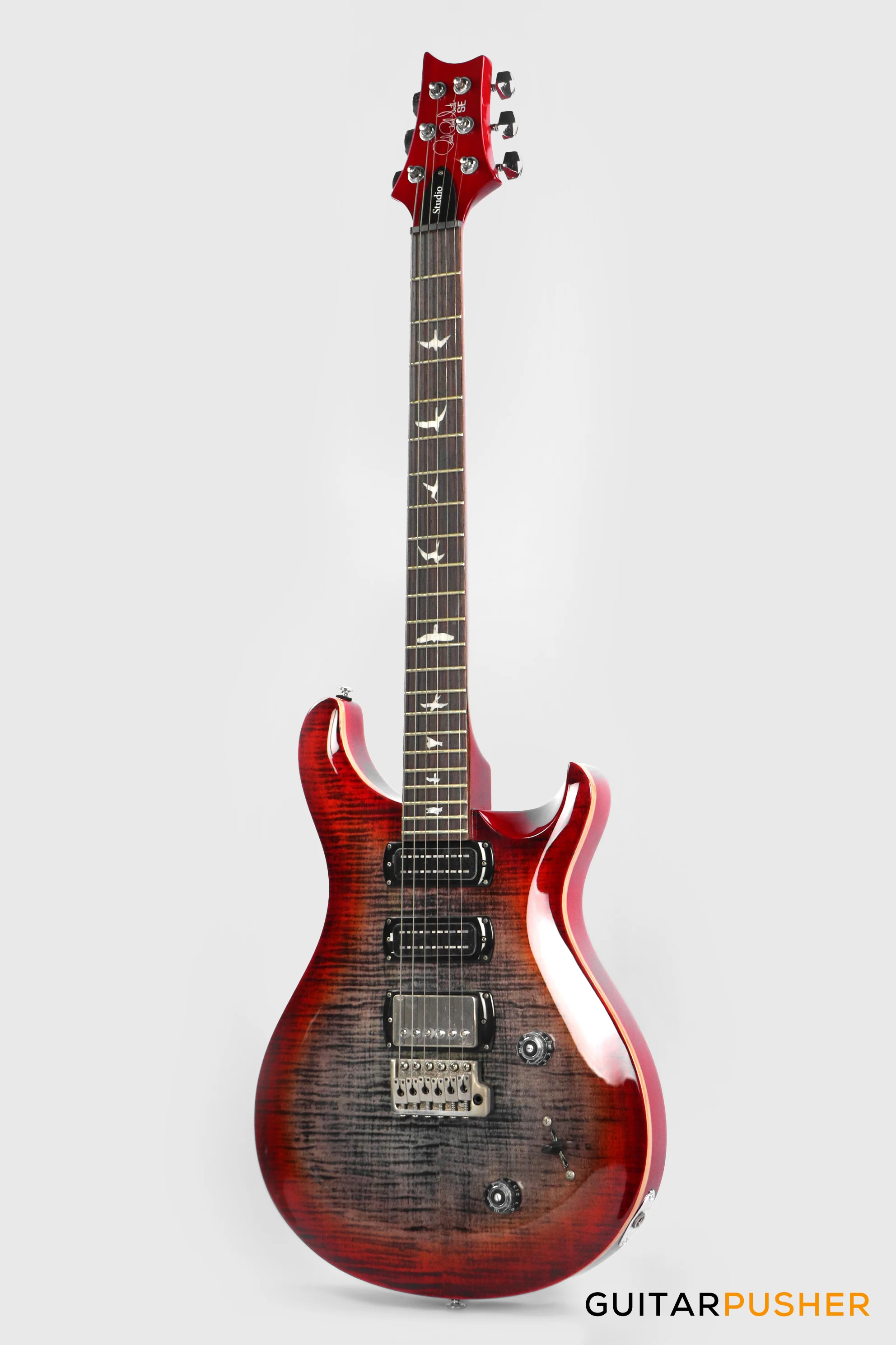 PRS Guitars SE Studio Electric Guitar w/ Rosewood Fingerboard (Charcoal Cherry Burst) - Image 8