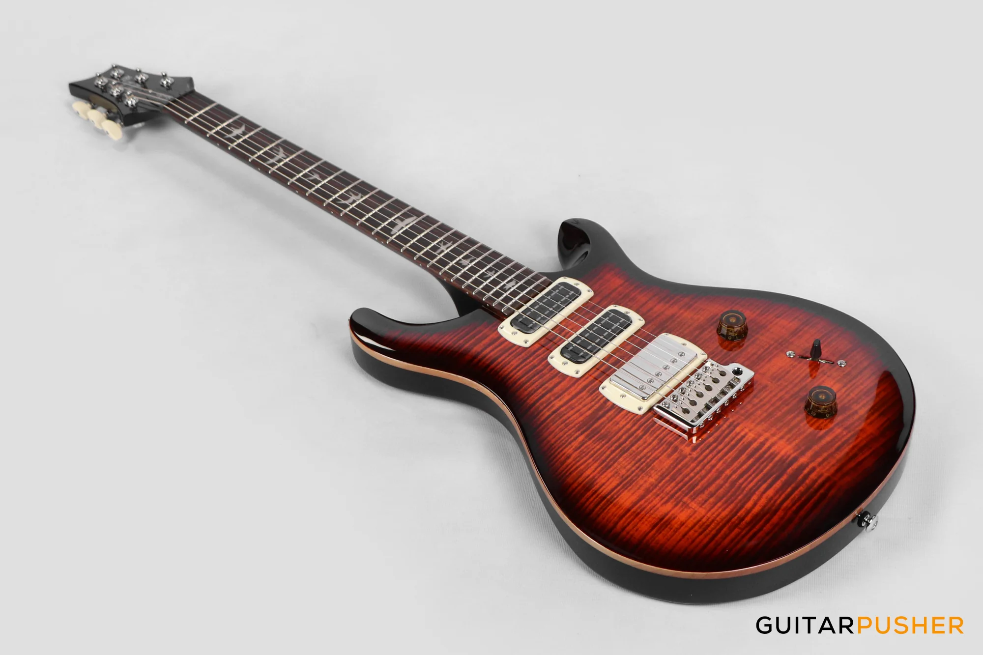PRS Guitars SE Studio Electric Guitar w/ Rosewood Fingerboard (Orange Tiger Burst) - Image 10