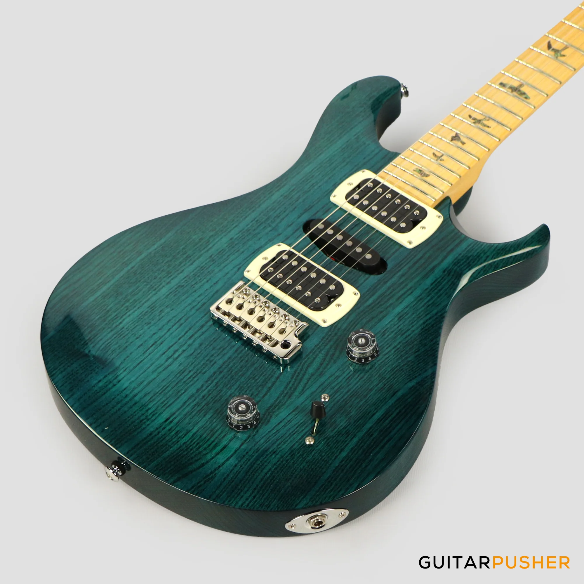 PRS Guitars SE Swamp Ash Special Electric Guitar (Iri Blue) - Image 10