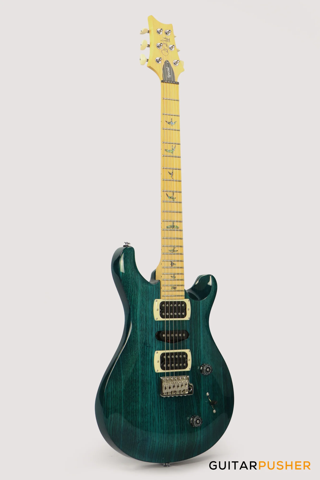 PRS Guitars SE Swamp Ash Special Electric Guitar (Iri Blue) - Image 3
