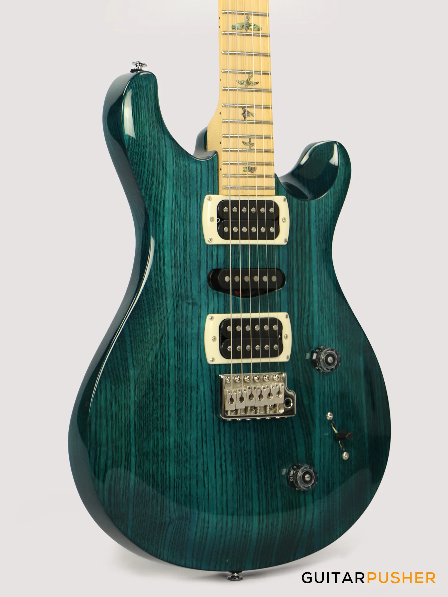 PRS Guitars SE Swamp Ash Special Electric Guitar (Iri Blue) - Image 4