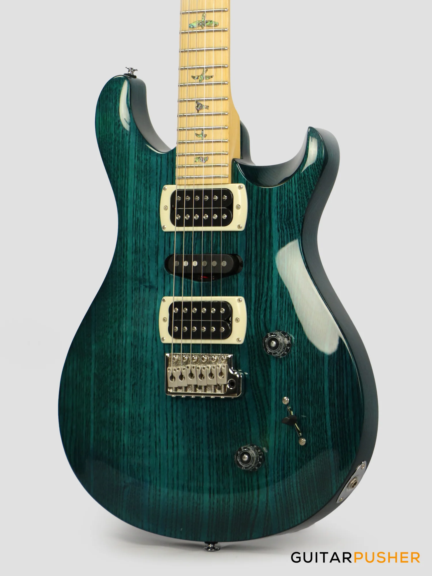 PRS Guitars SE Swamp Ash Special Electric Guitar (Iri Blue) - Image 8