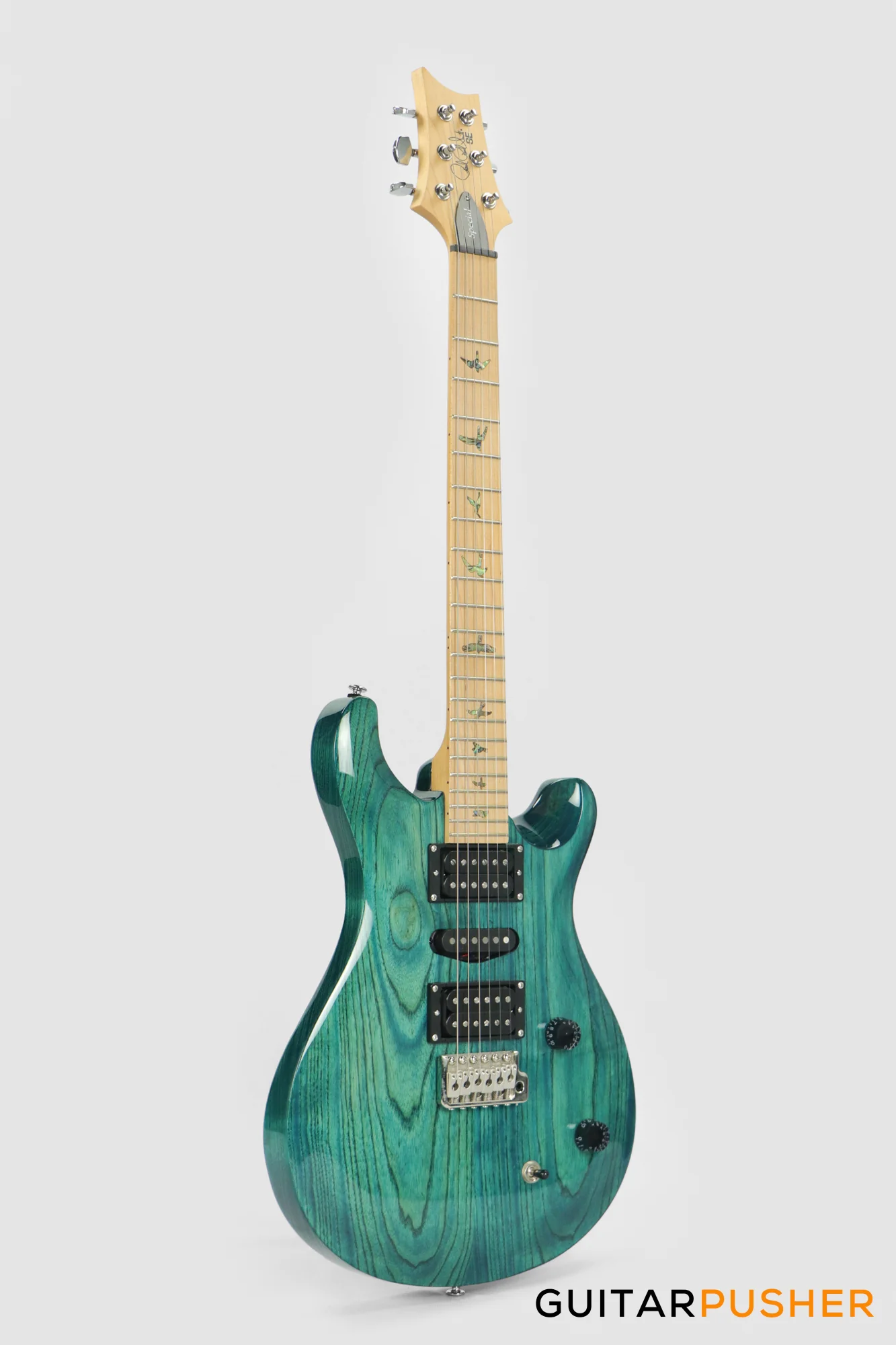 PRS Guitars SE Swamp Ash Special Electric Guitar (Iri Blue) - Image 3