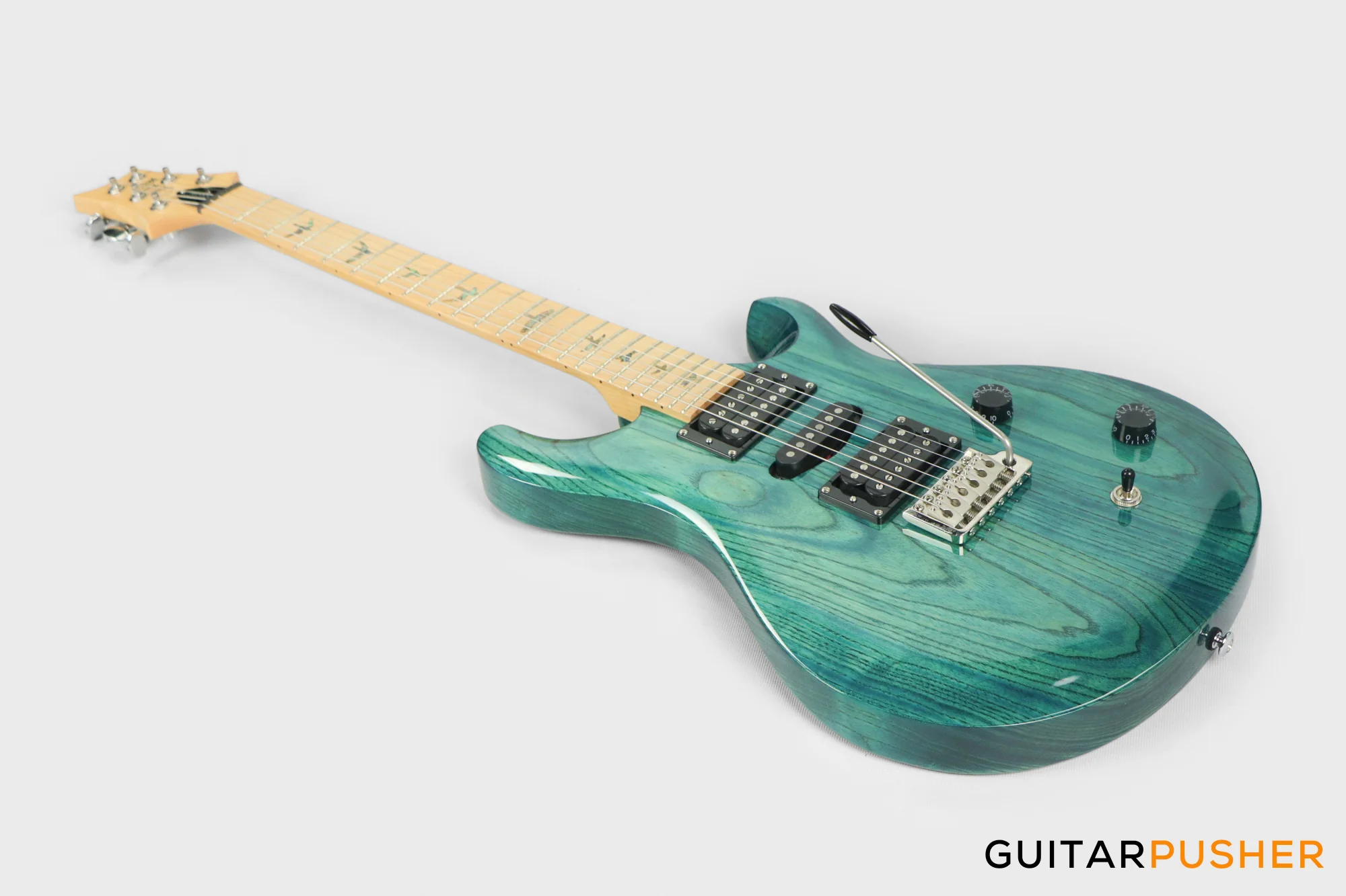 PRS Guitars SE Swamp Ash Special Electric Guitar (Iri Blue) - Image 9