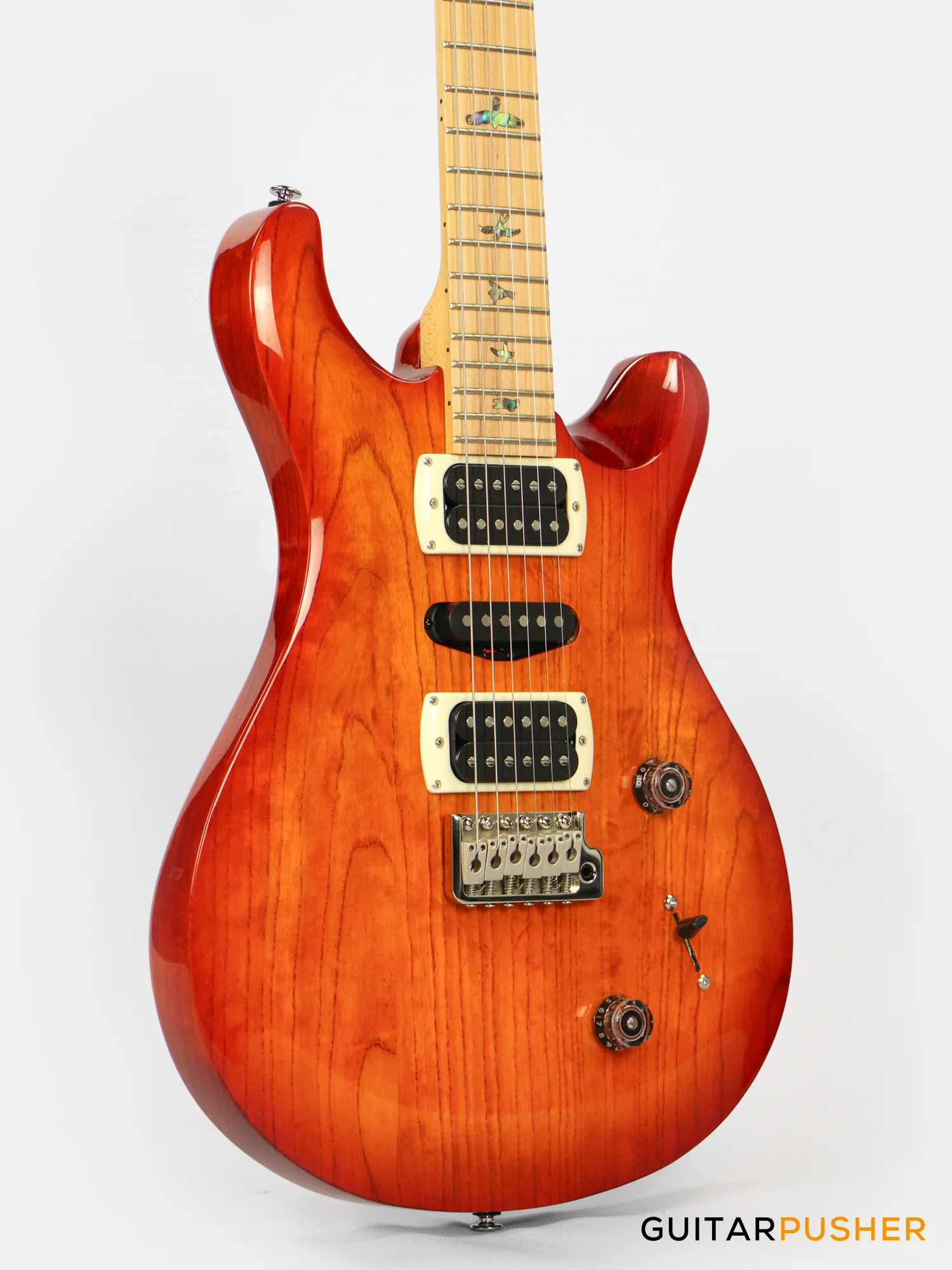 PRS Guitars SE Swamp Ash Special Electric Guitar (Vintage Sunburst) - Image 5